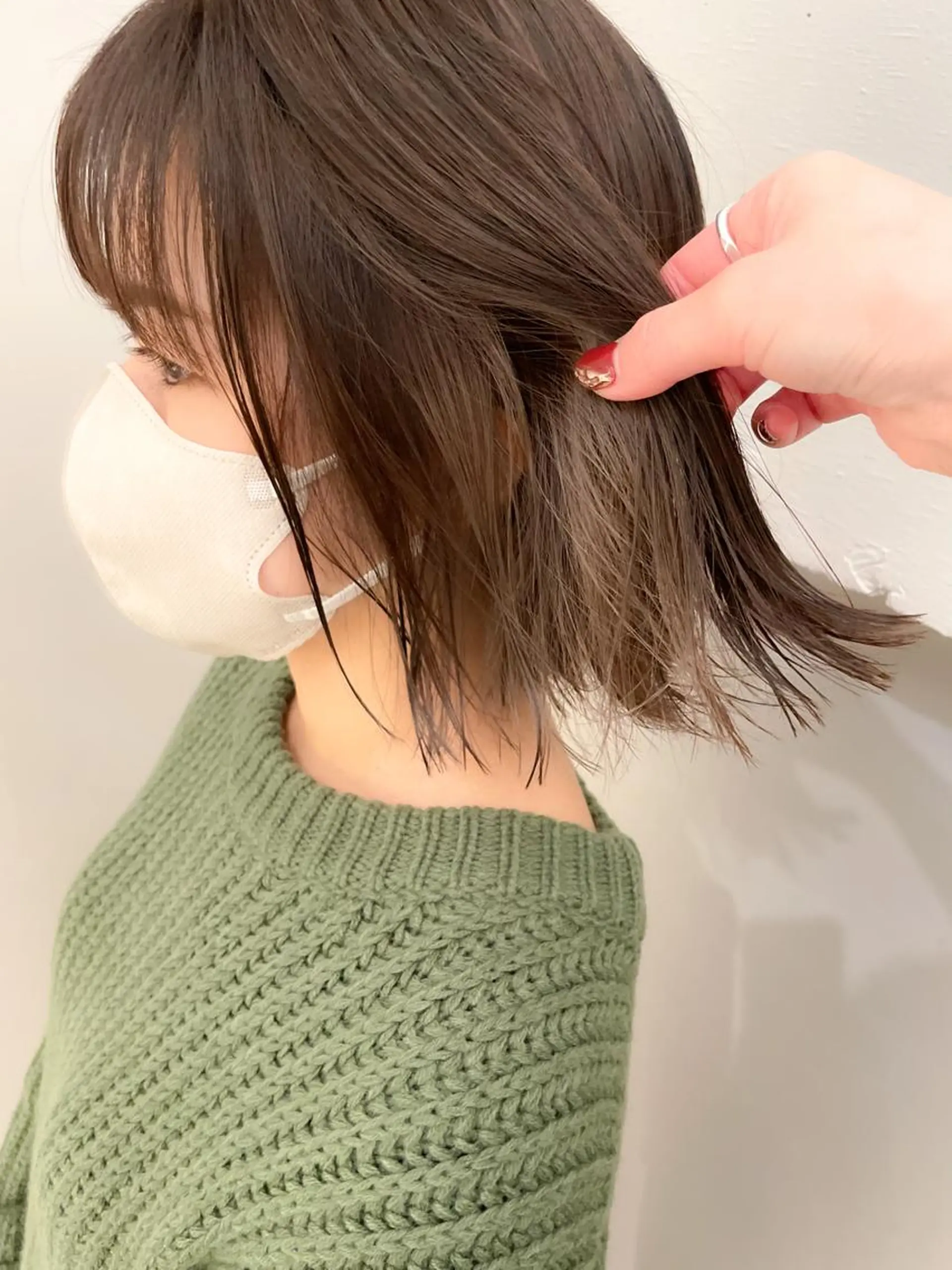 ミディアム カラー グレージュ インナーカラー ヘアカラー ✨カラー支持No.1 🧸ワキ カナコ🧸のヘアスタイル