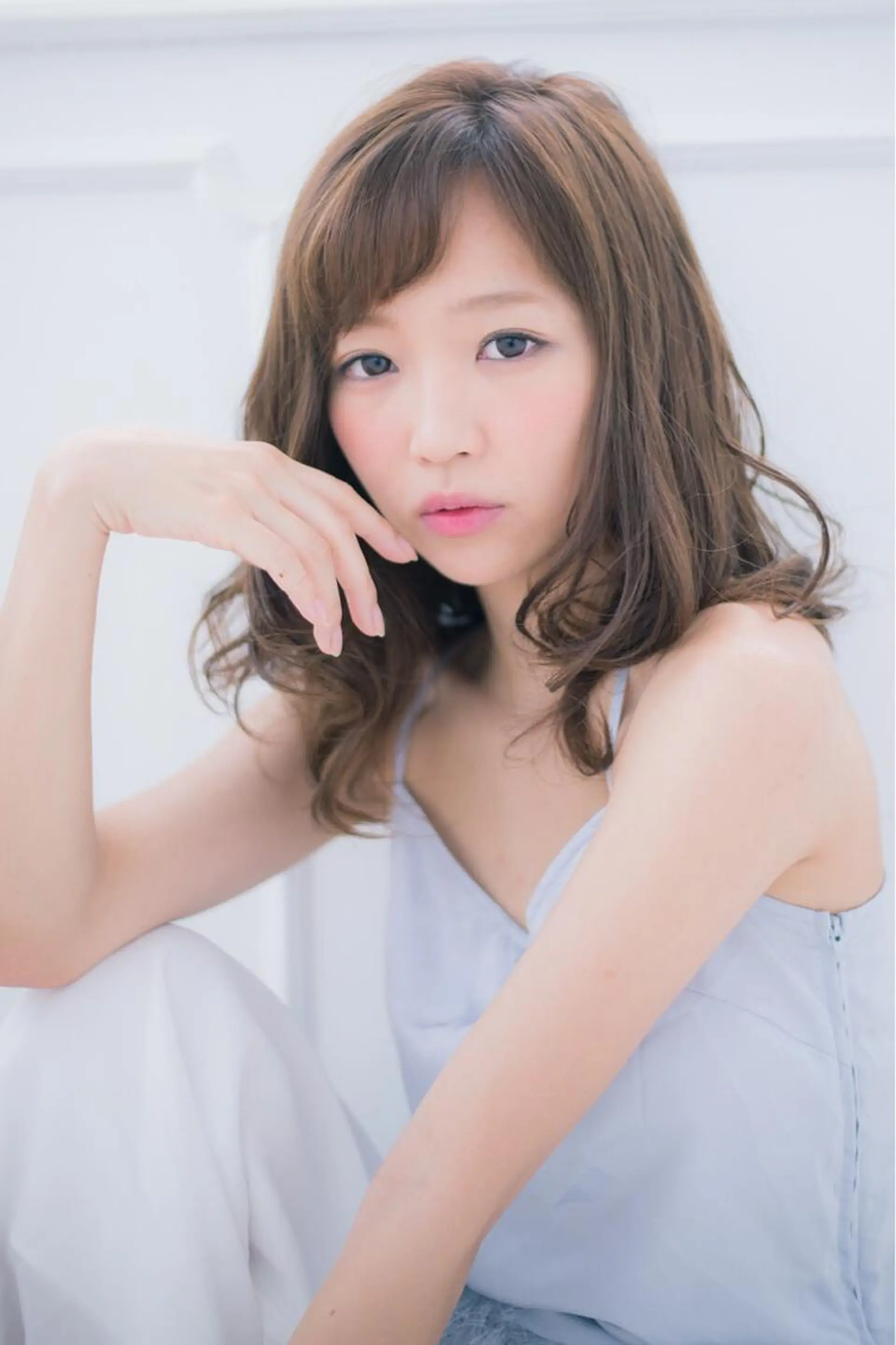 ミディアム カラー アッシュ ベージュカラー Maeda マエダのヘアスタイル