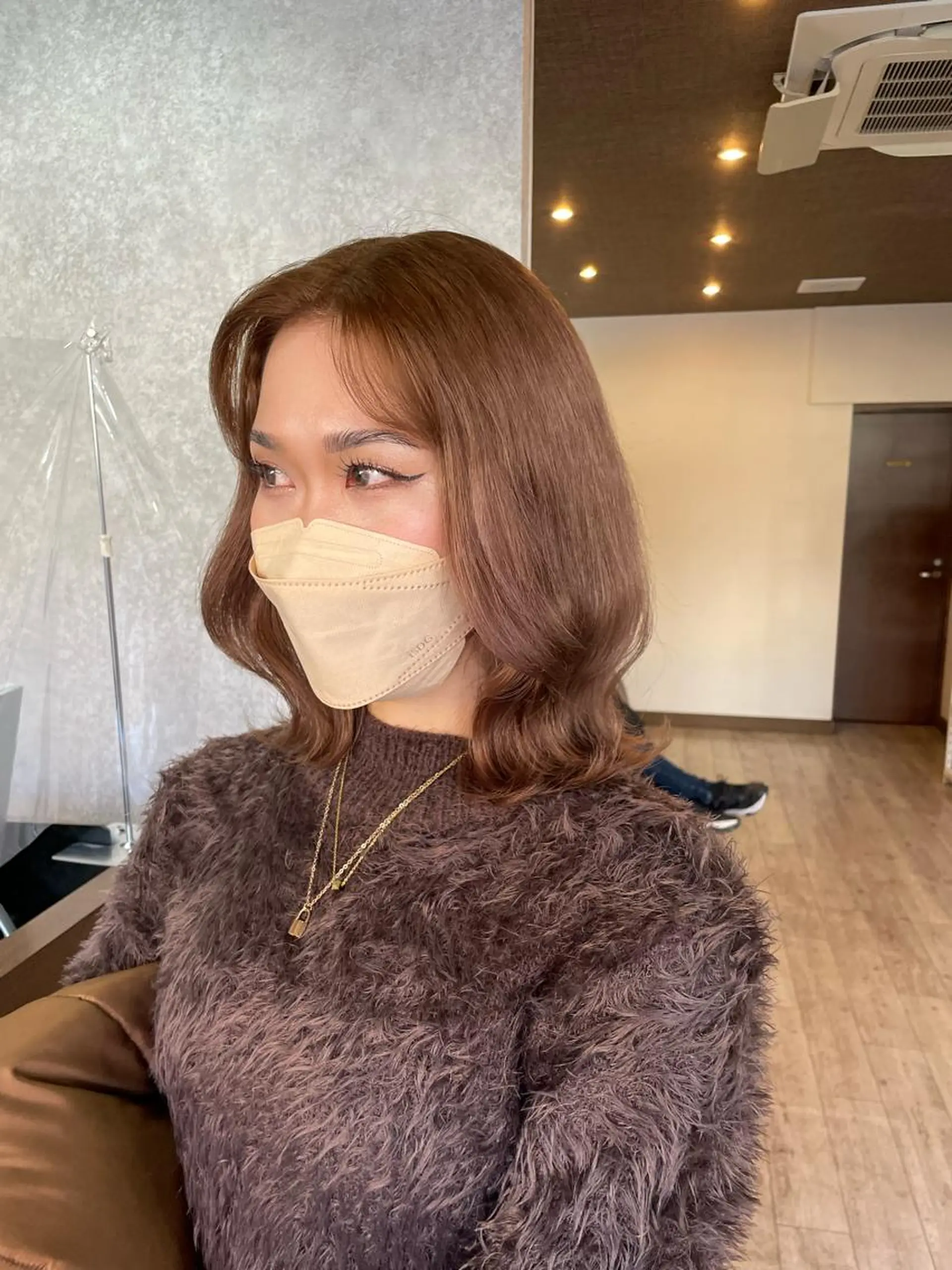 ミディアム カラー ブリーチ ブラウンカラー 🫧ヒシダアキ taboo.i🫧のヘアスタイル