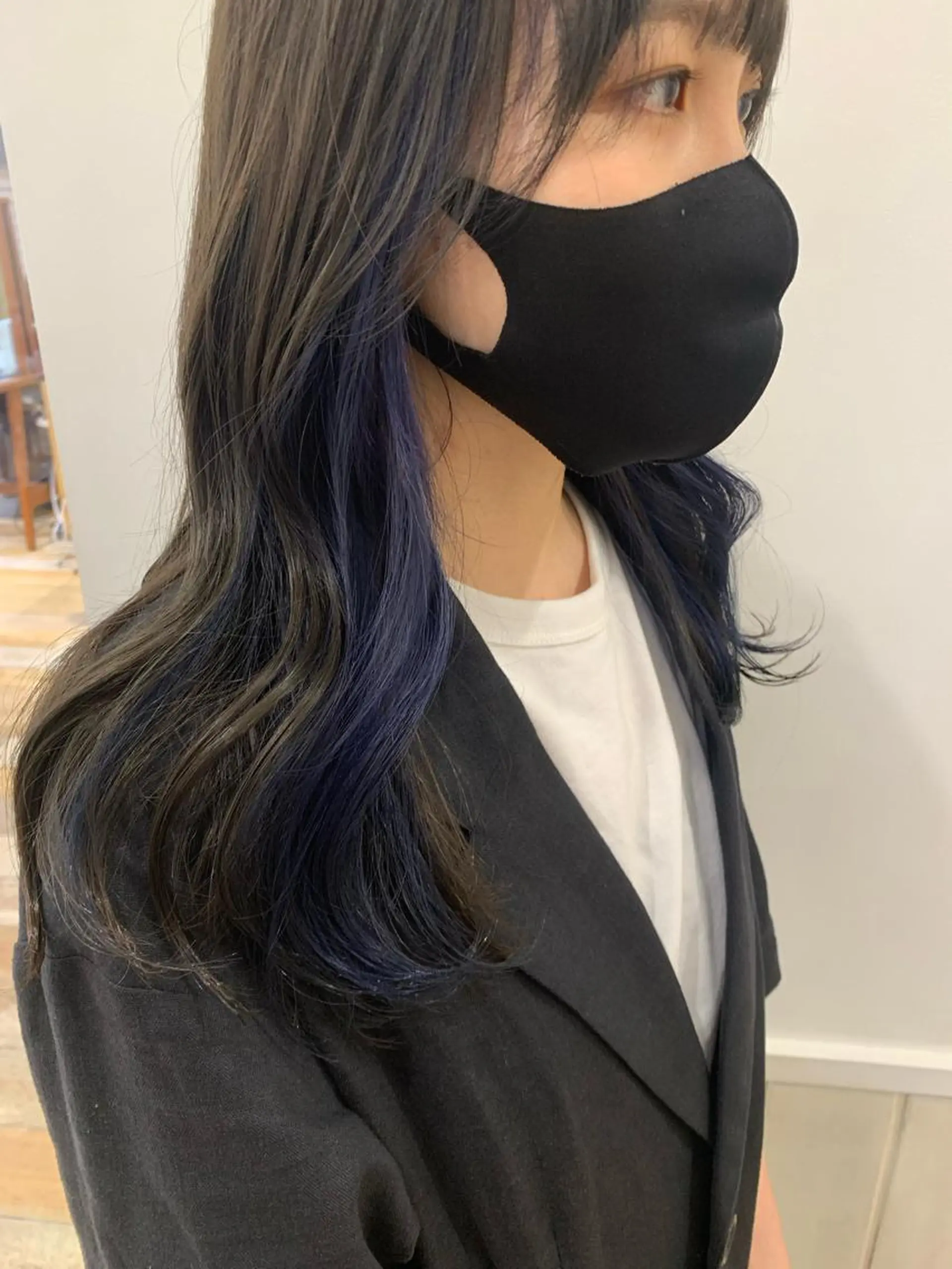 セミロング カラー カット ヘアカラー トリートメント ぱつっとボブ/ 小野あかねのヘアスタイル