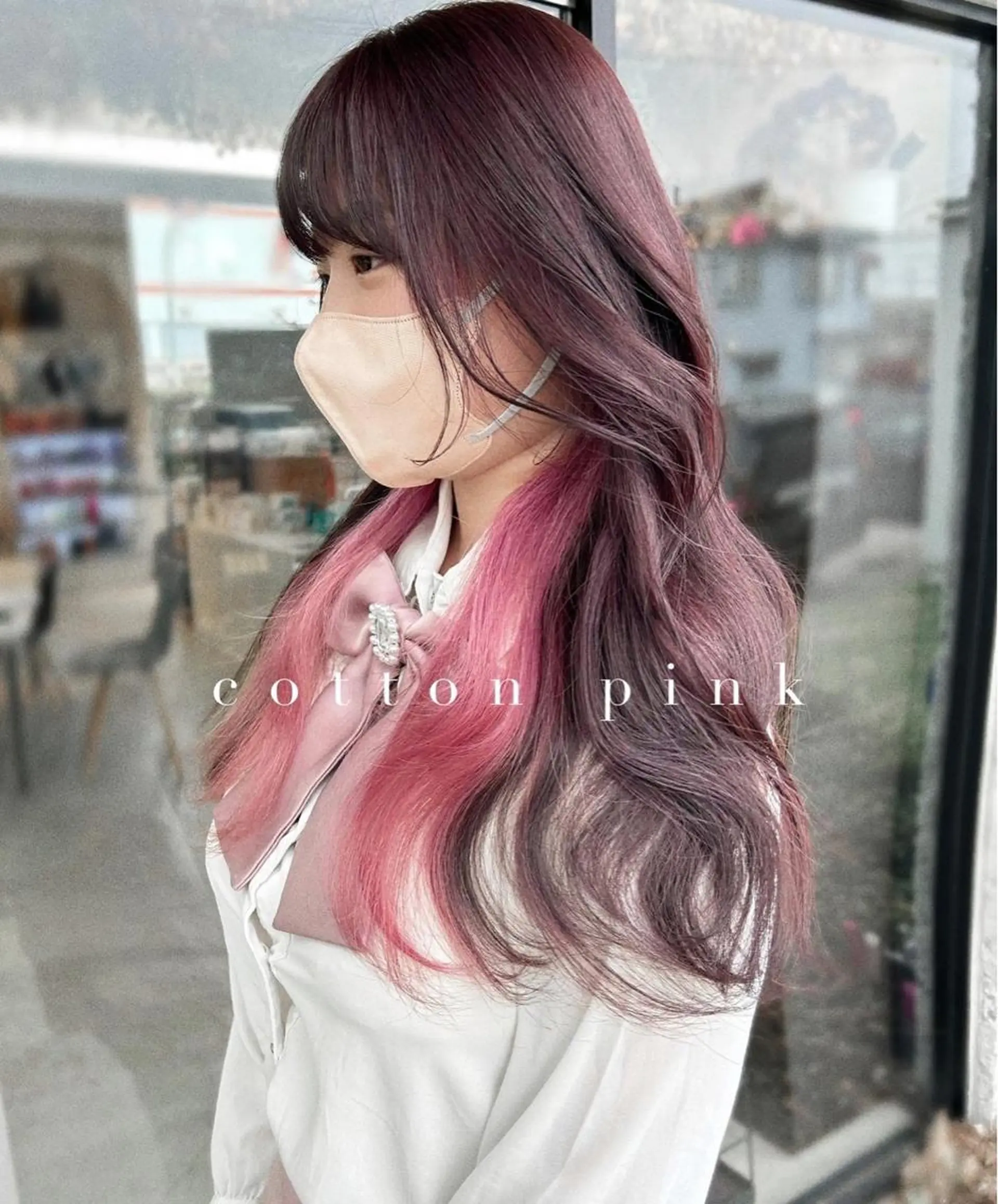 ミディアム MAEDA 西金沢美容室のヘアスタイル