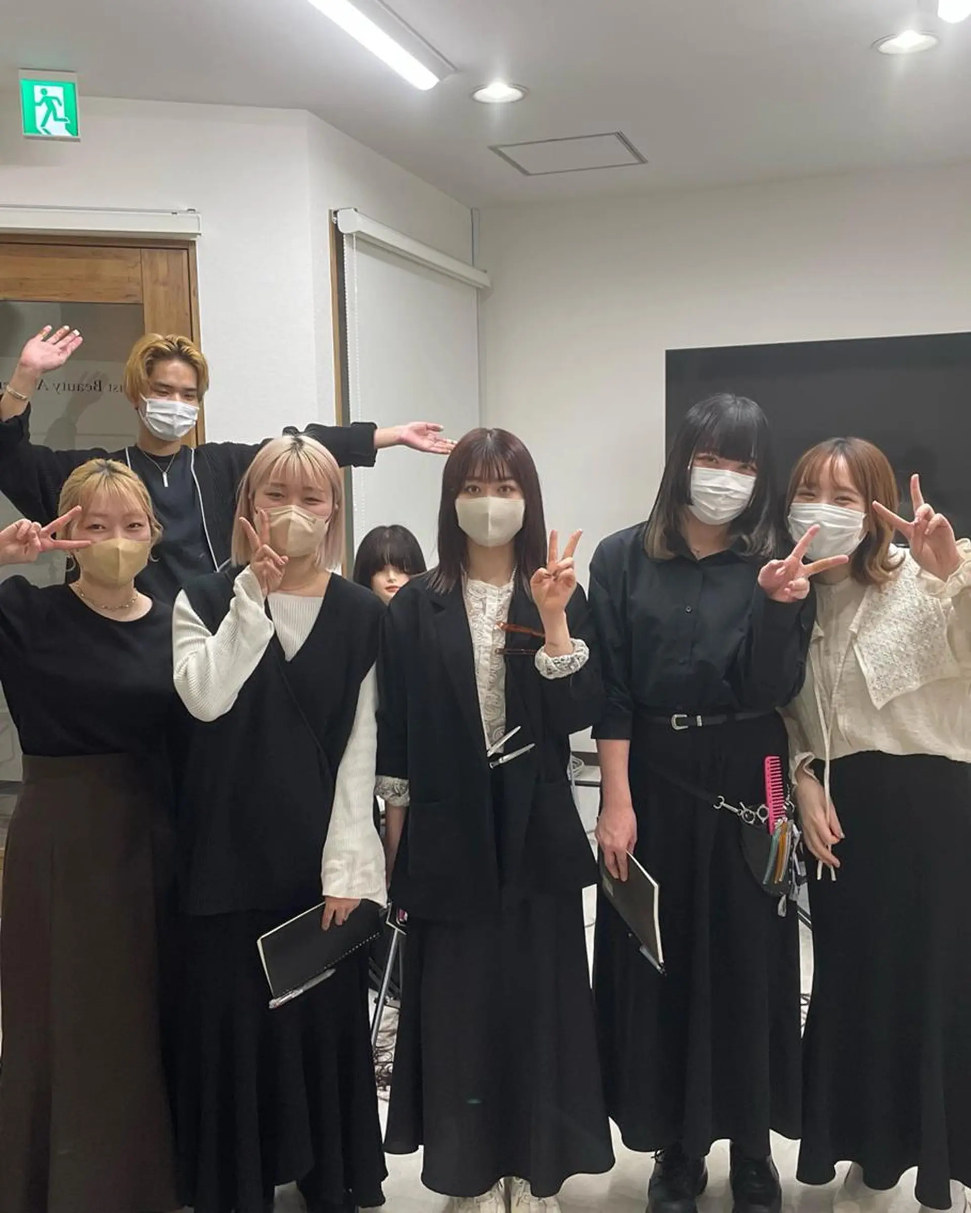 ミディアム カラー パーマ 髪質改善/ブリーチ 田代 龍我のヘアスタイル