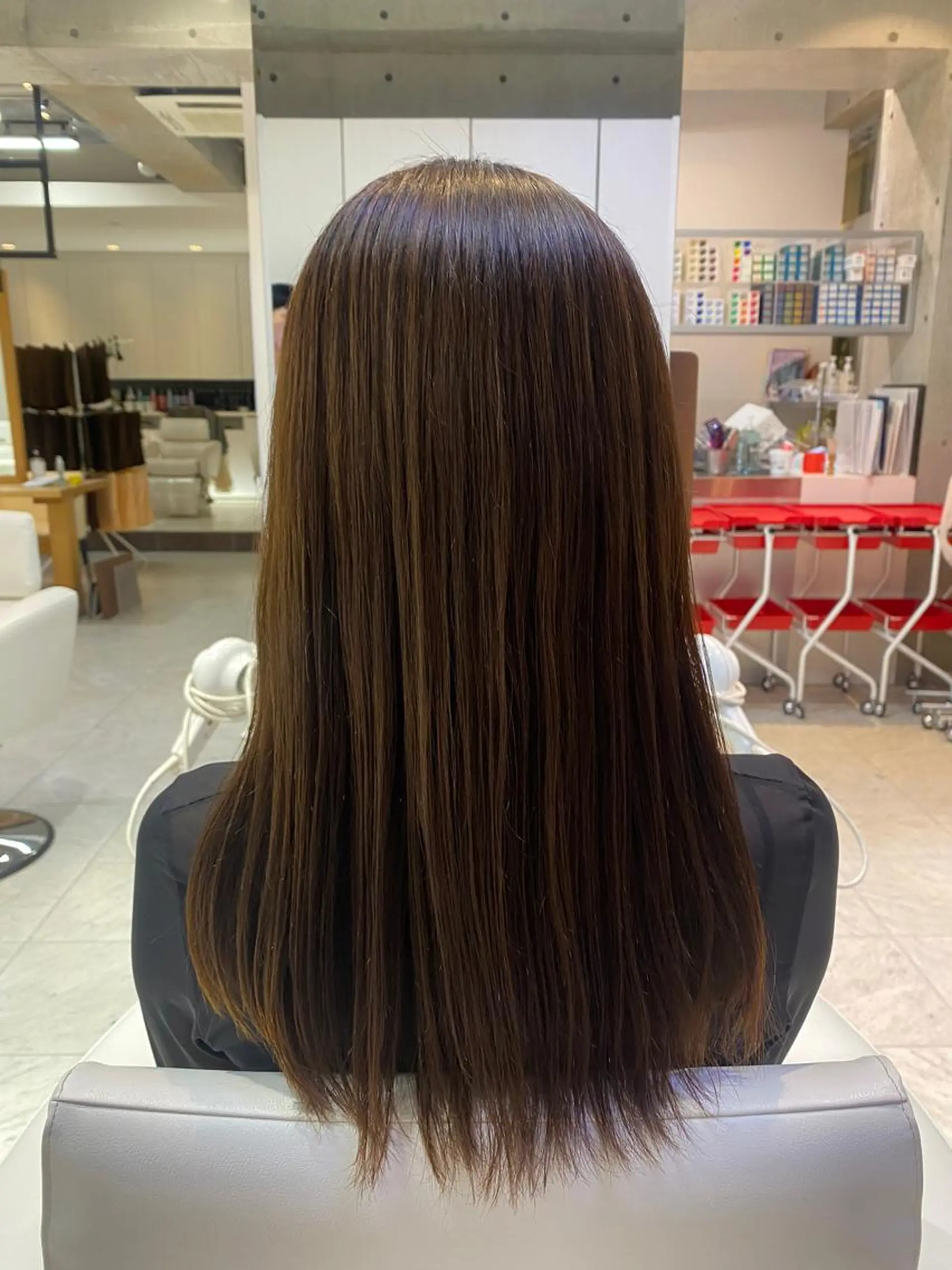 ロング カラー 🌈🧡ヤマダ ヒロナ🌈🧡のヘアスタイル