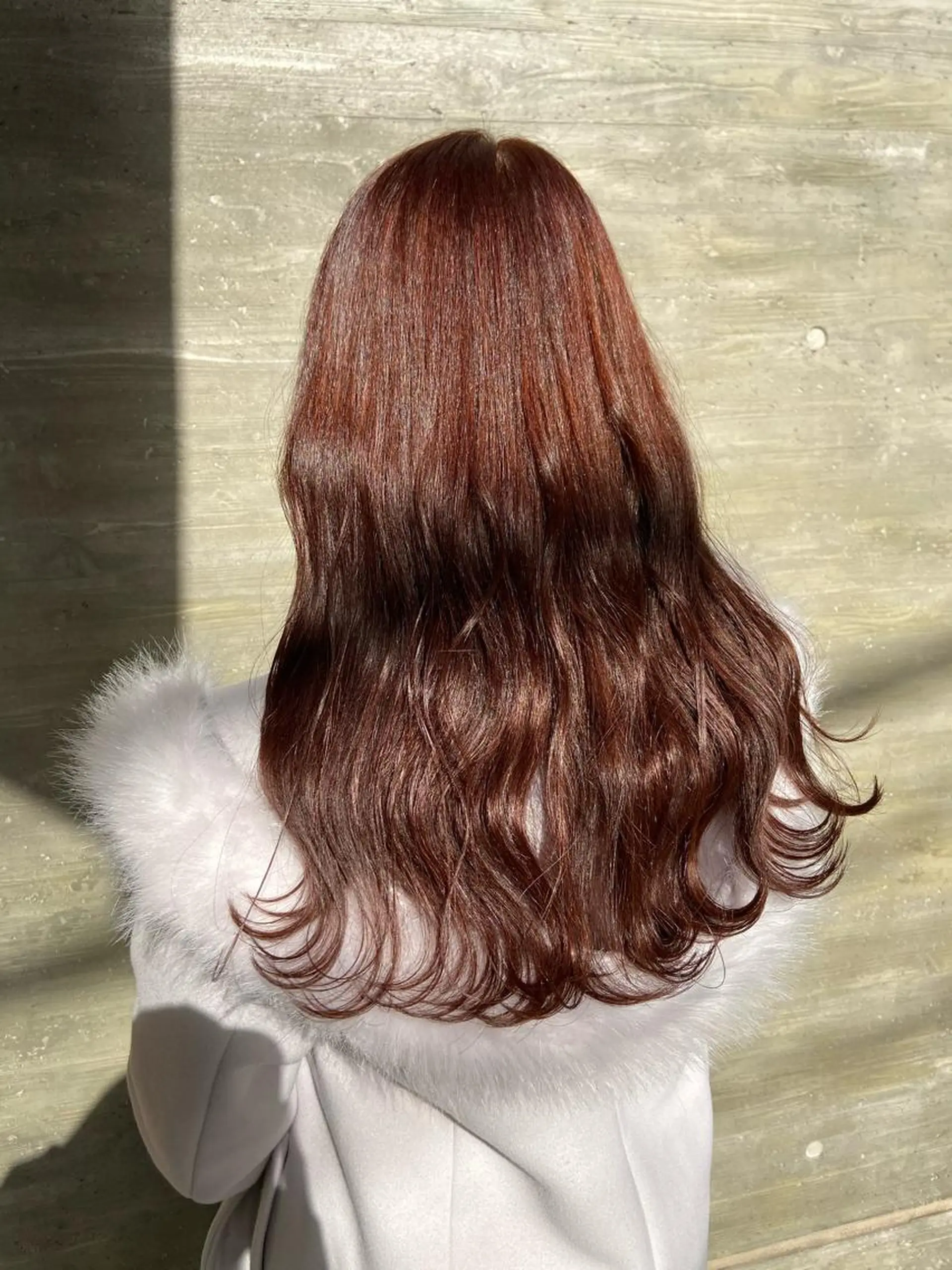 ロング カラー ブラウンカラー ピンクカラー ピンクブラウン 暗髪/艶髪/Ono .のヘアスタイル