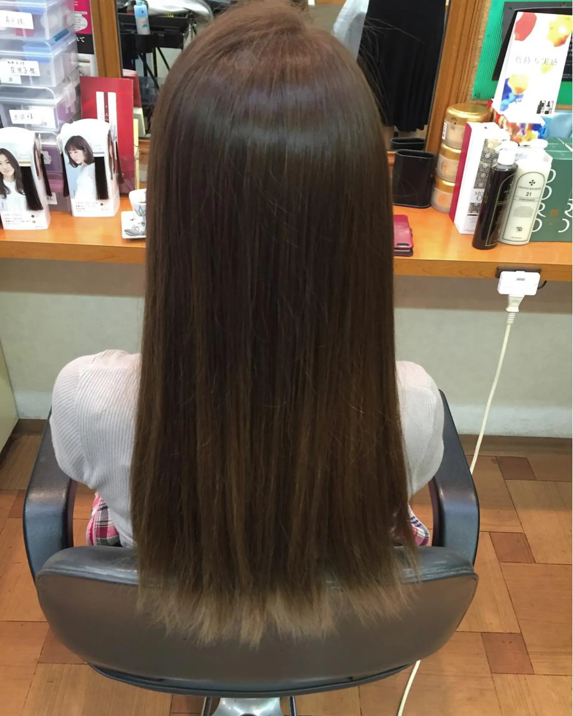 ミディアム セミロング ロング カラー YAP！HAIR トコツメアヤノのヘアスタイル