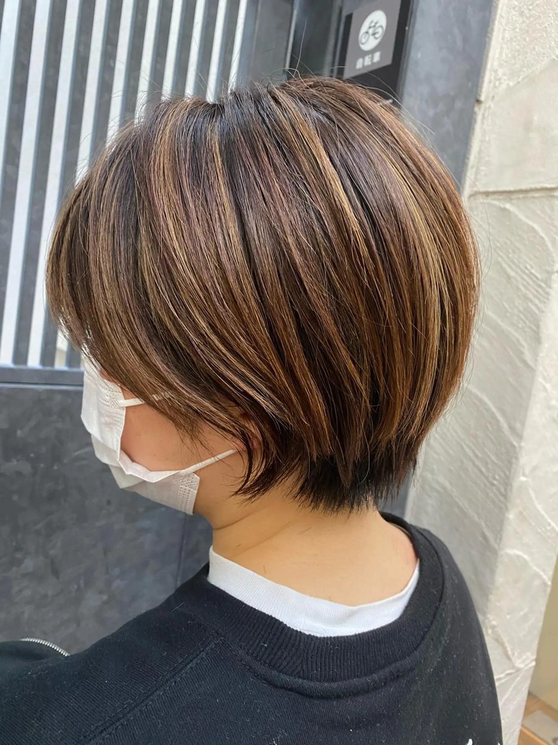 ショート 艶髪 森田/嵩士のヘアスタイル