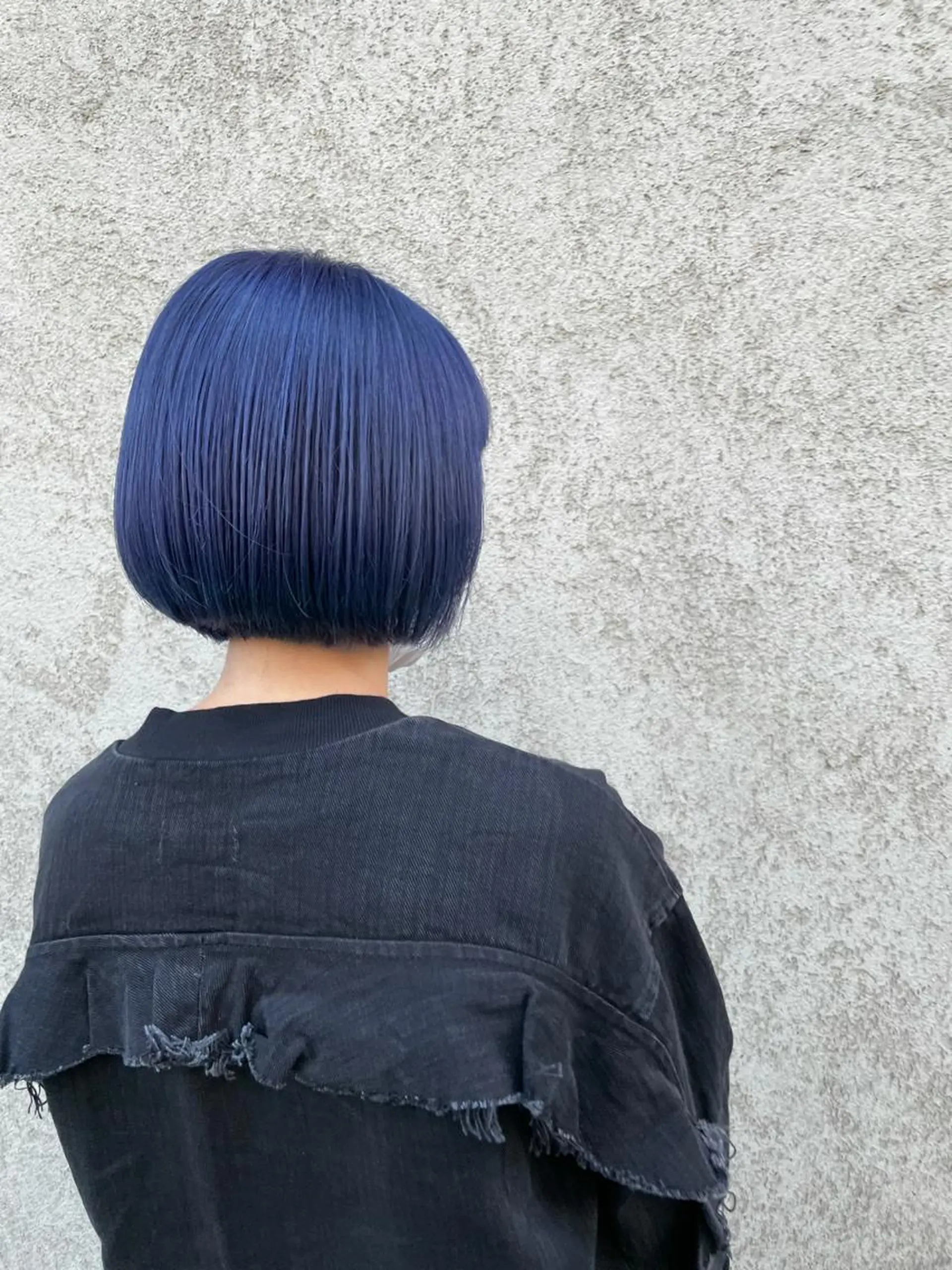 ショート カラー ブルーカラー ネイビーカラー 五十嵐 雄毅のヘアスタイル