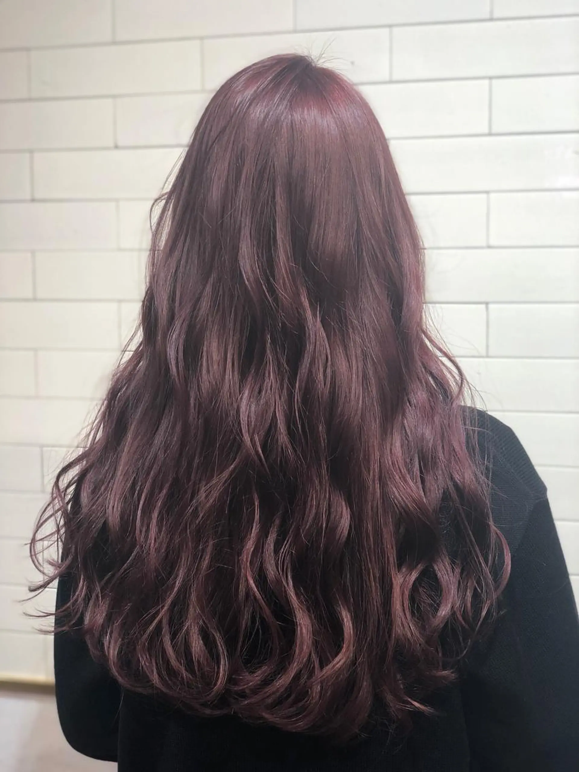 ロング カラー カット ヘアカラー トリートメント 髪質改善⌇﻿透明感 カラー⌇﻿川上葵のヘアスタイル