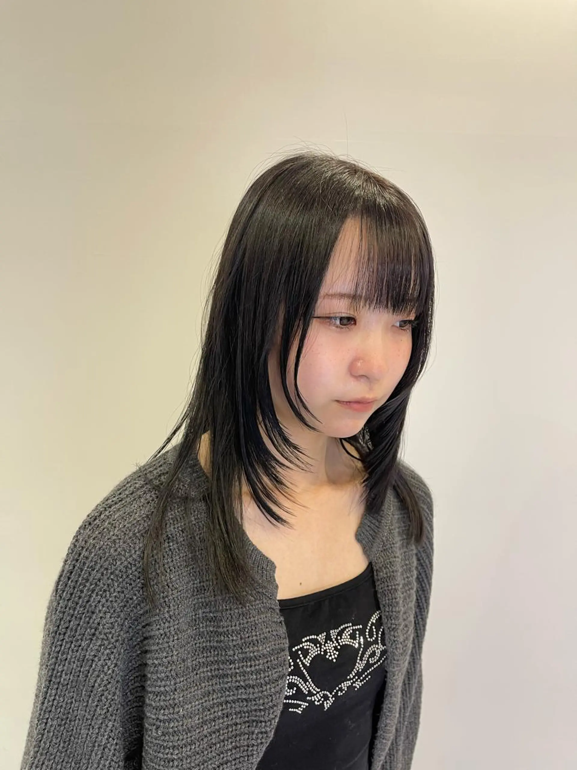 セミロング カット ヘアカラー ショートとレイヤーが 好きな人|三浦翔のヘアスタイル