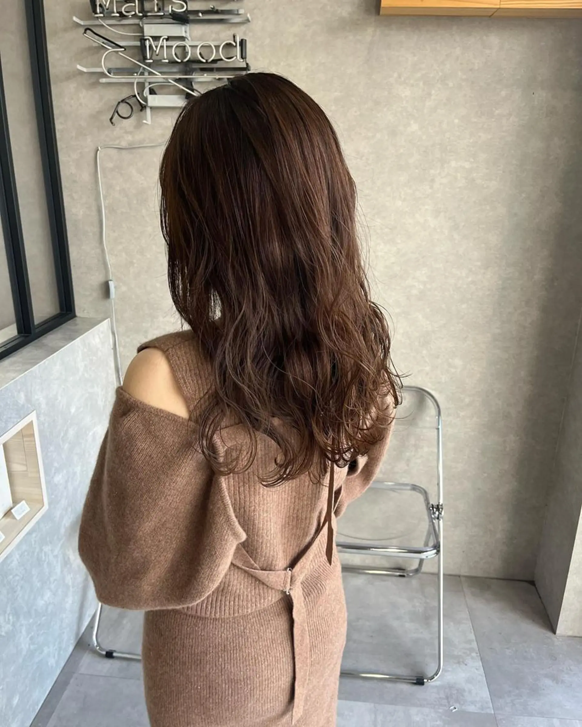 セミロング カラー メンズ 長谷川 湧のヘアスタイル