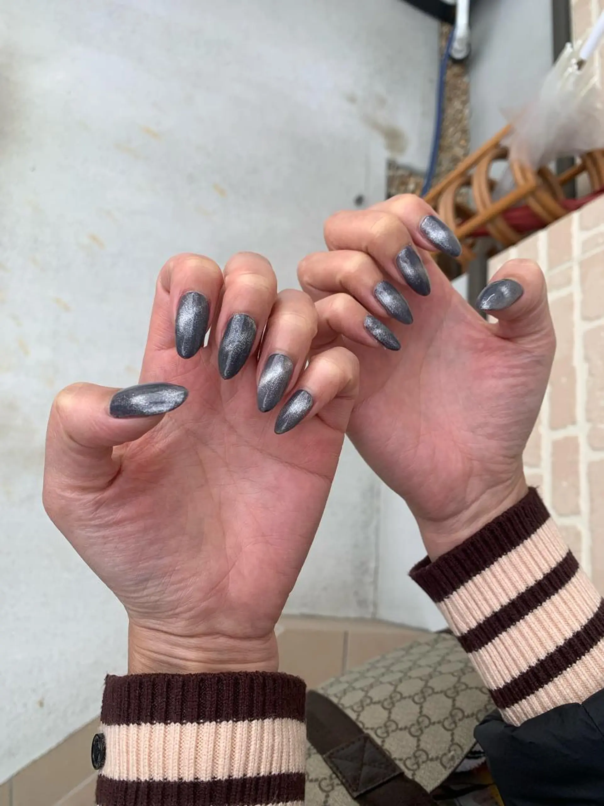 ネイル マグネットネイル マグネットワンカラー ワンカラーネイル Coconail 恭子のネイルデザイン