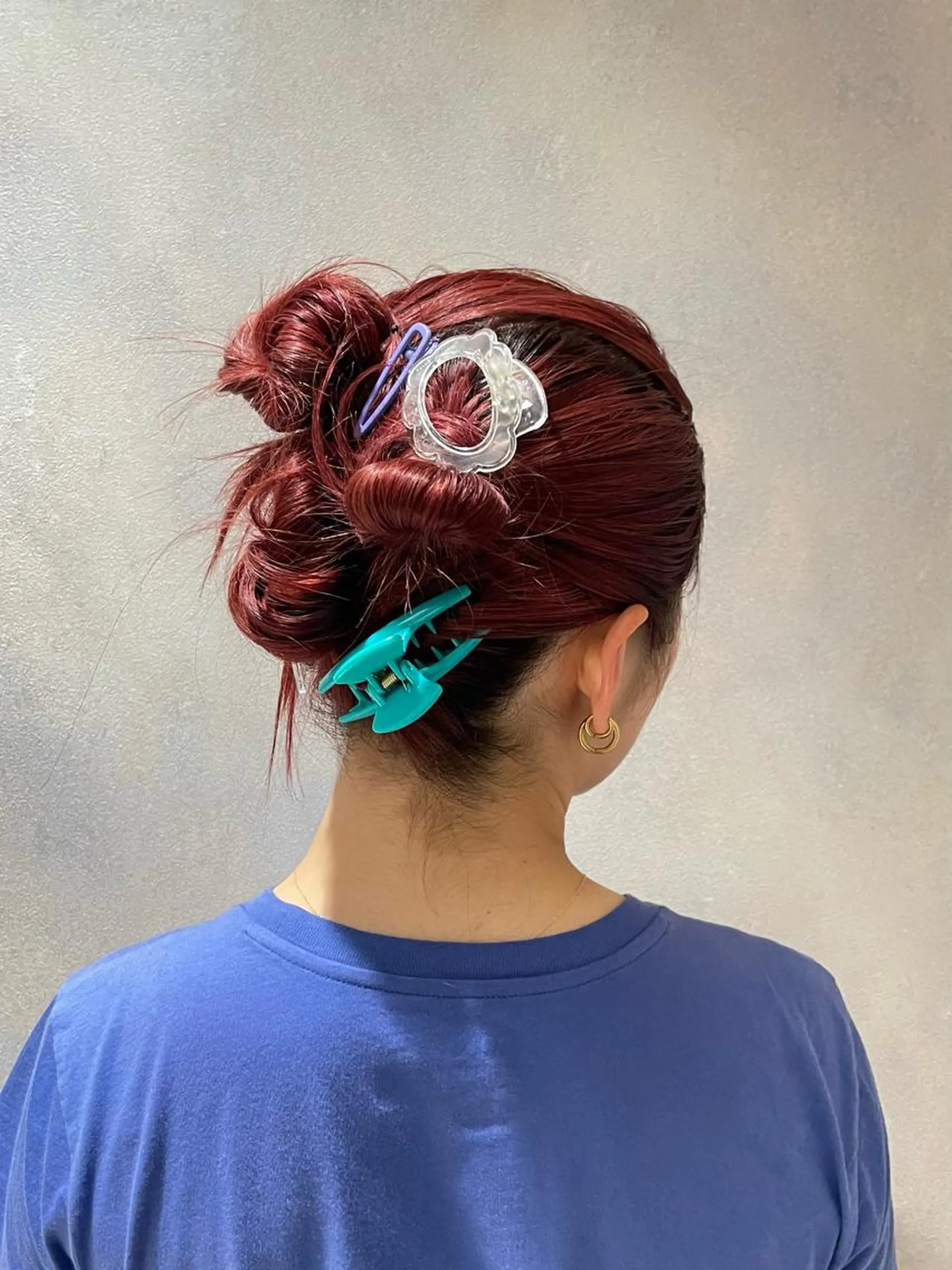 セミロング カラー ヘアアレンジ カット ヘアカラー 松永 梨央のヘアスタイル