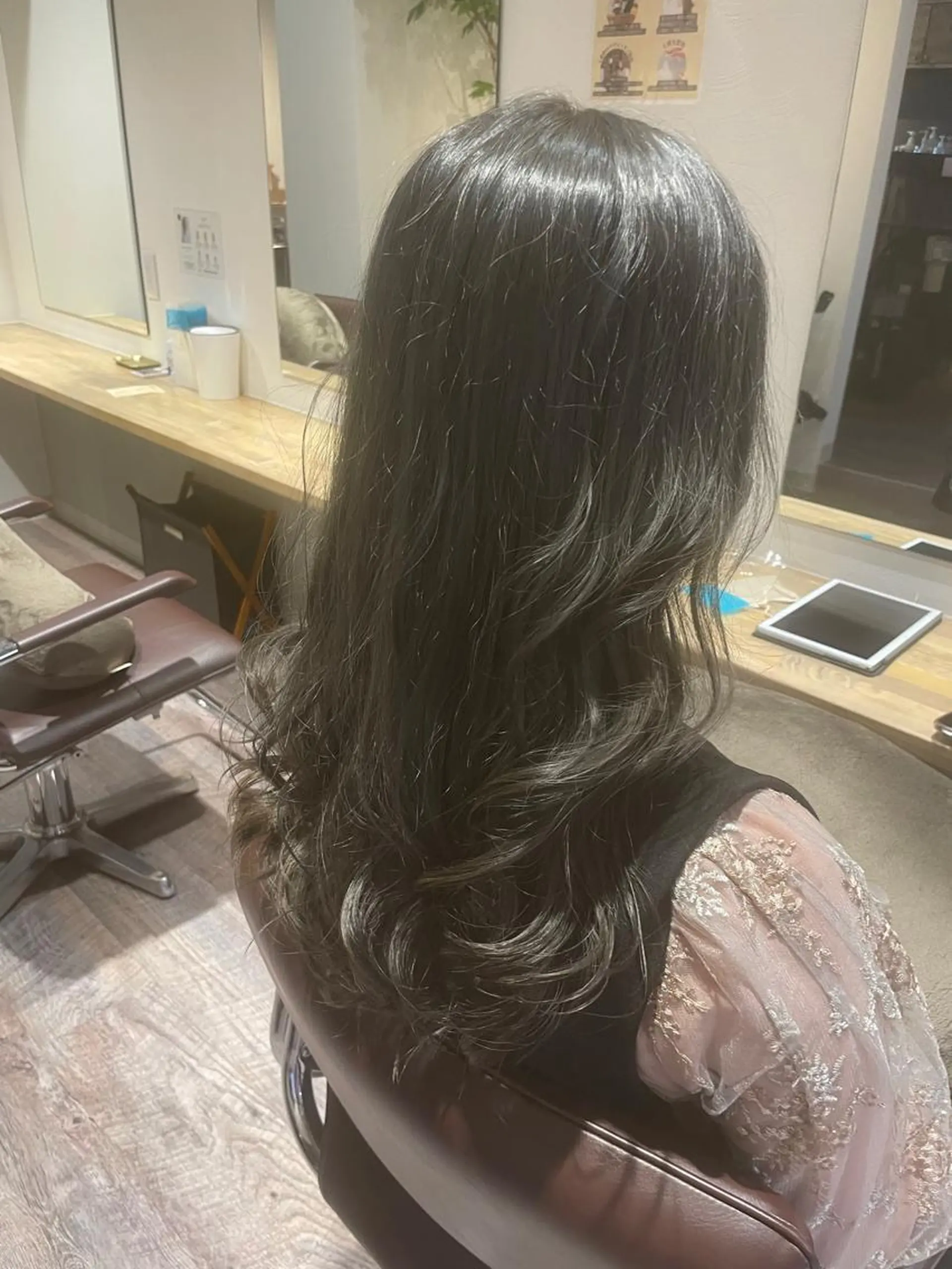 ロング あらい まさえのヘアスタイル