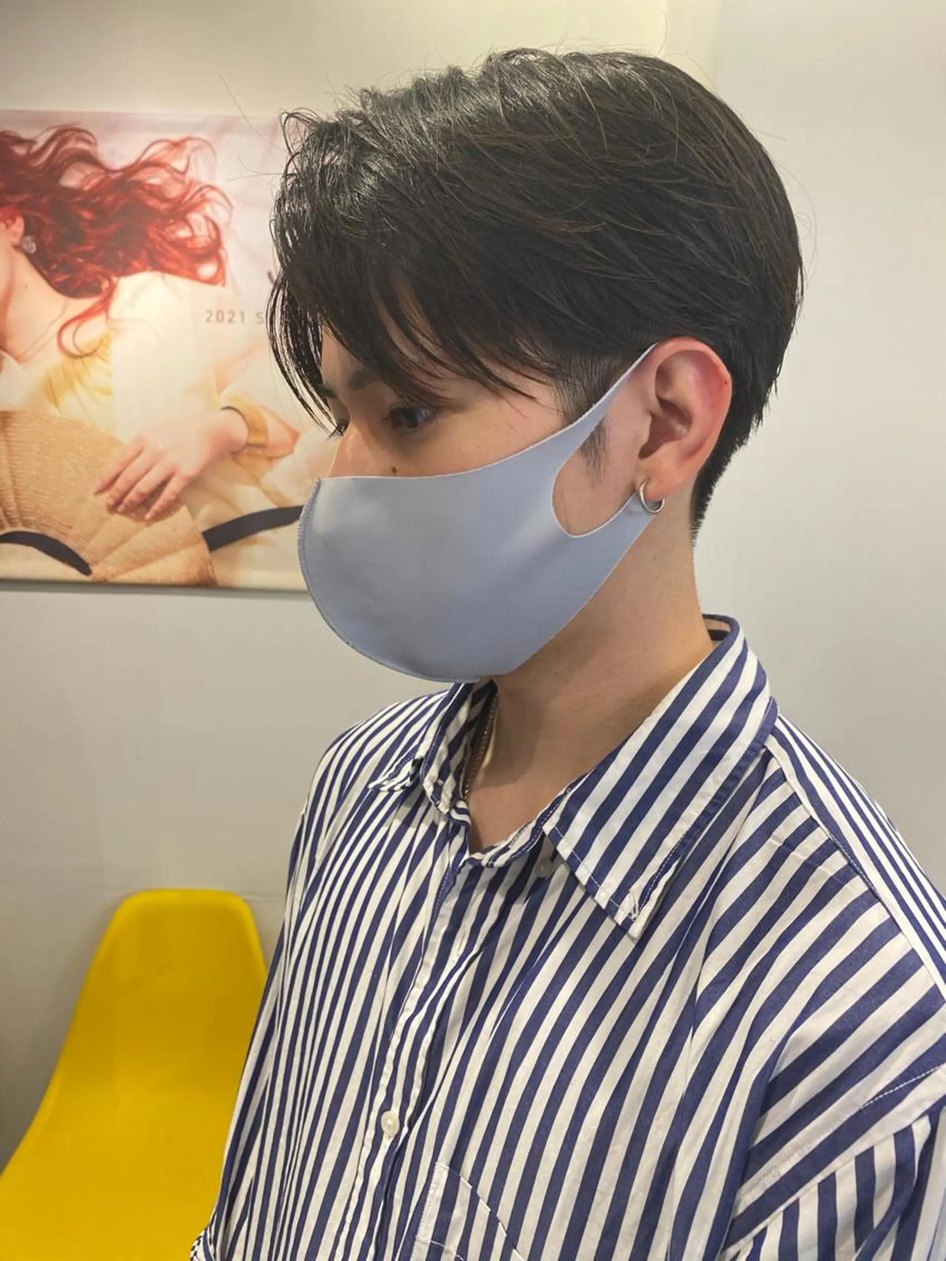 メンズ センターパート レイヤーカット/ 火ノ見🪡のヘアスタイル