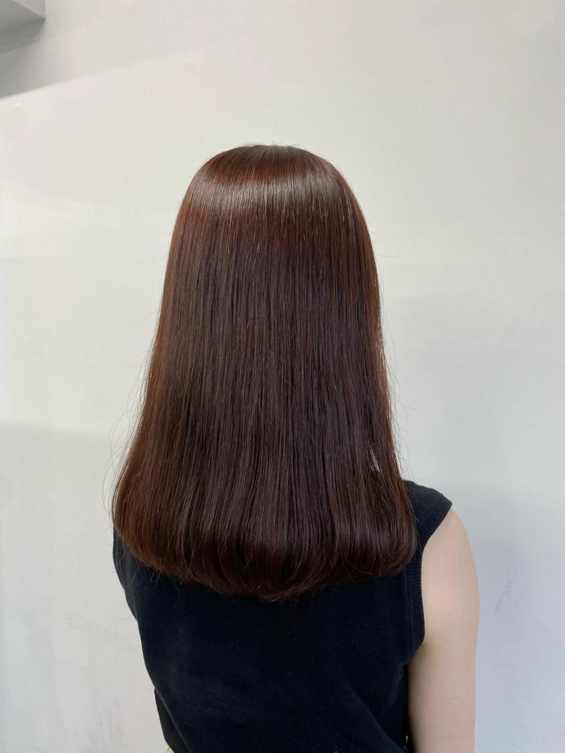 セミロング カラー ヘアアレンジ TRU Shino🦋のマツエク・マツパデザイン