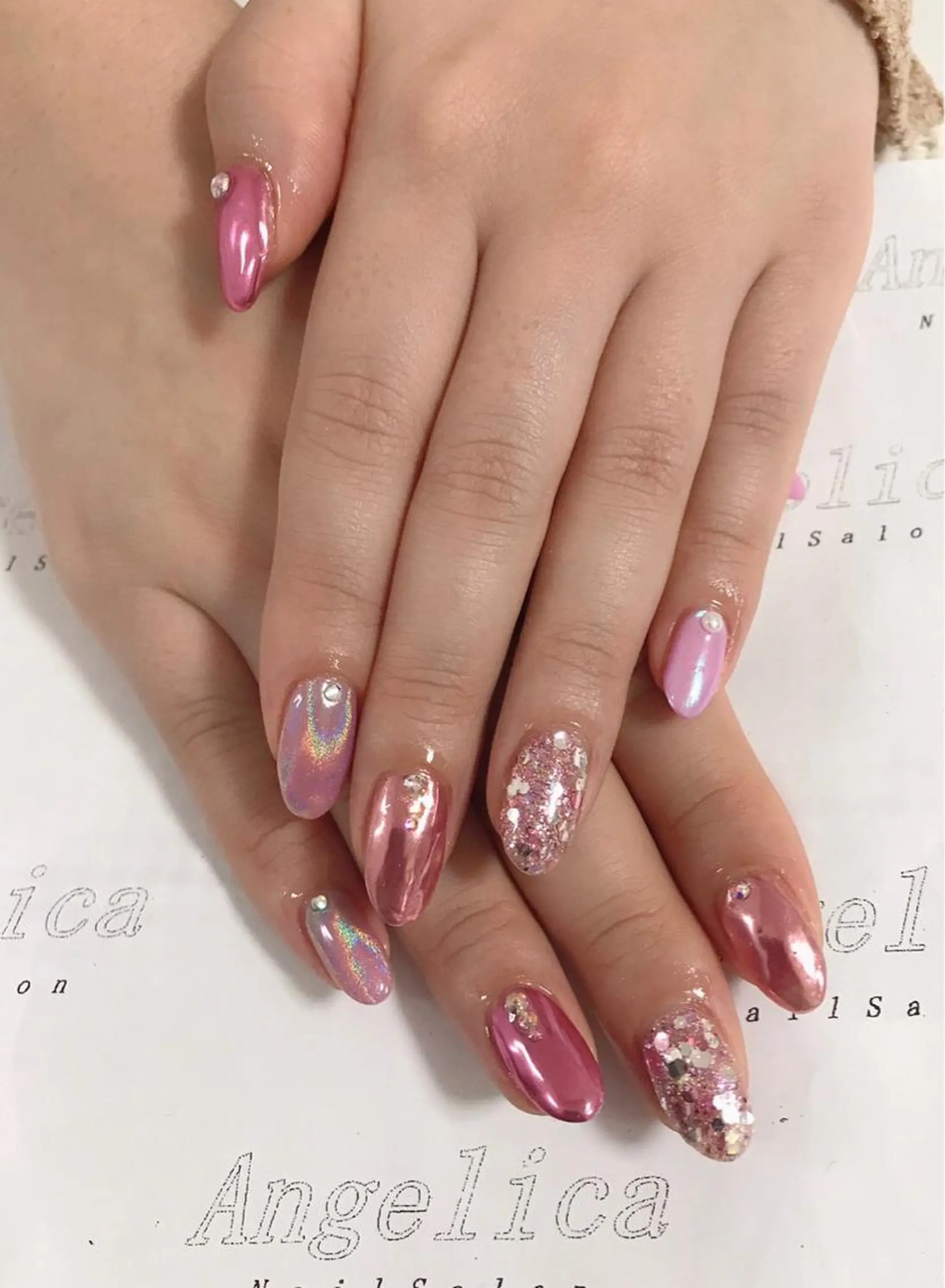 ネイル Angelica ネイリストのネイルデザイン