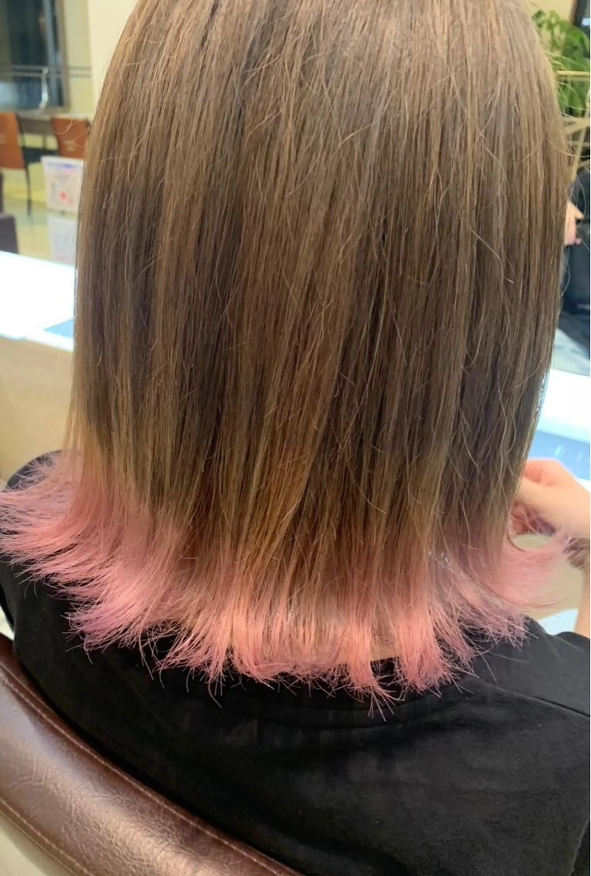 ミディアム カラー グラデーションカラー ピンクカラー 髪質改善/カラー 🖤🤍川島のヘアスタイル