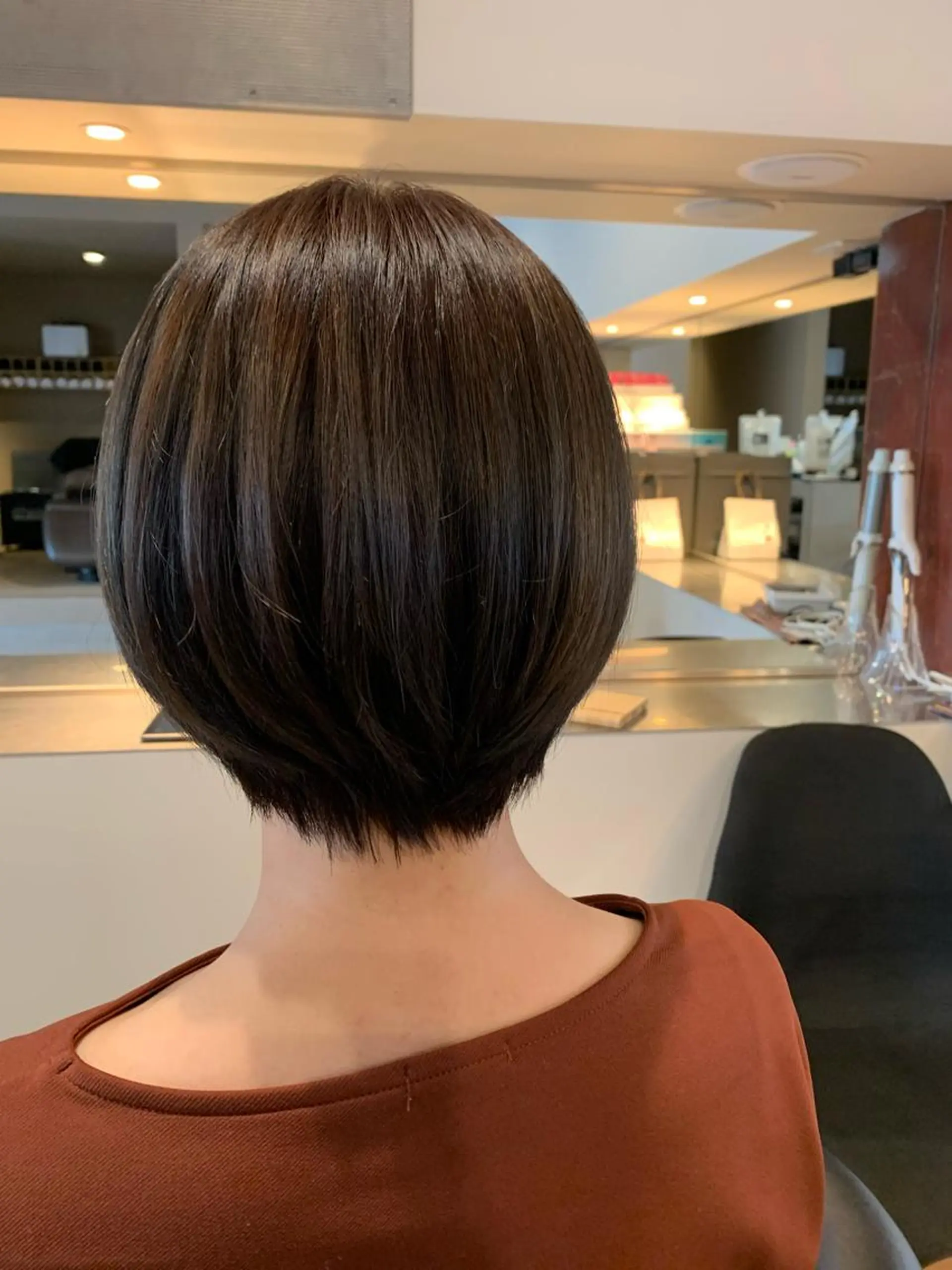 ショート カラー ショートボブ 丸みショート ボブ ショートヘア PADOU平松 典幸のヘアスタイル