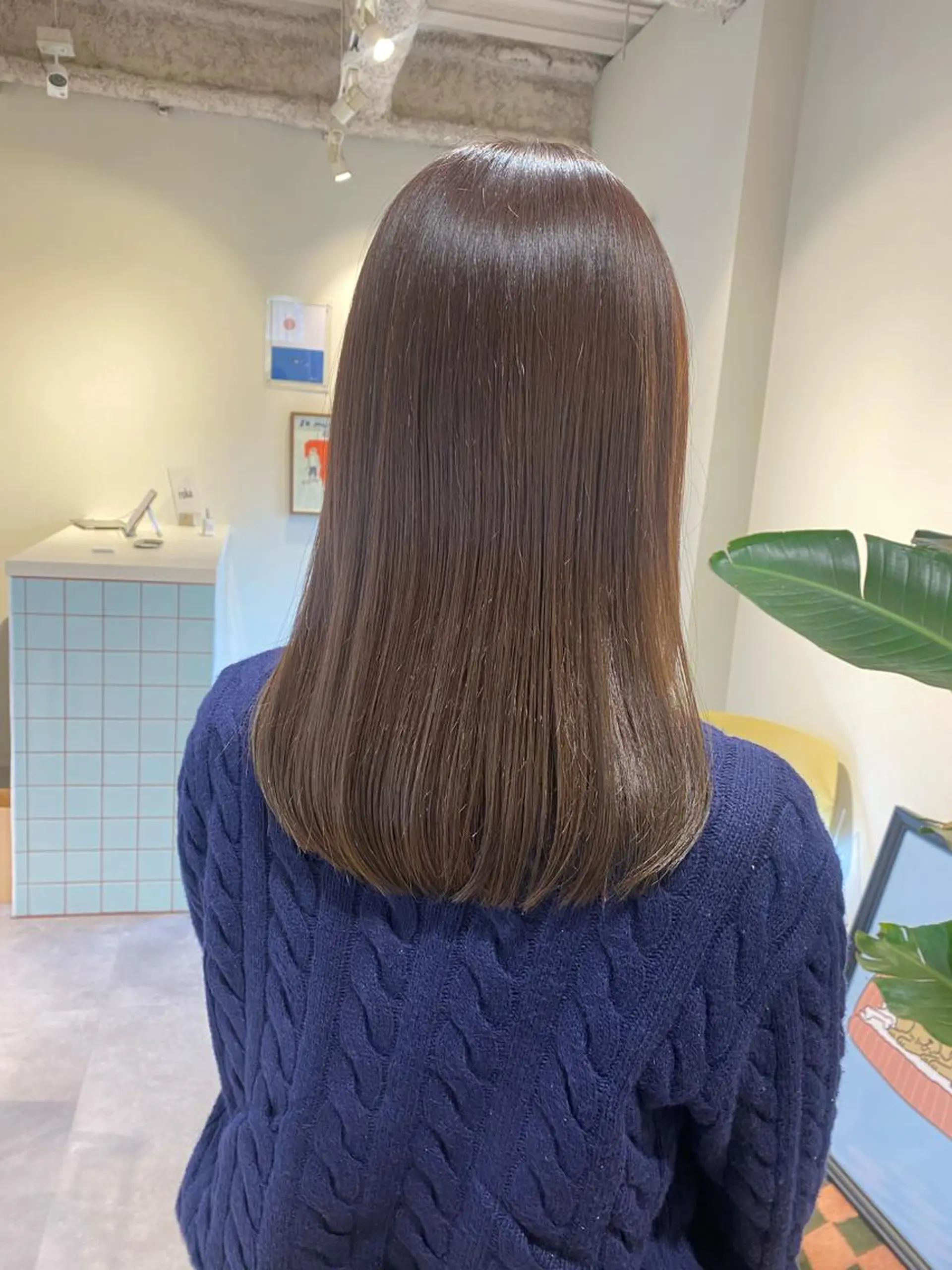 ミディアム カラー 当日予約大歓迎💗 依田瑞希のヘアスタイル