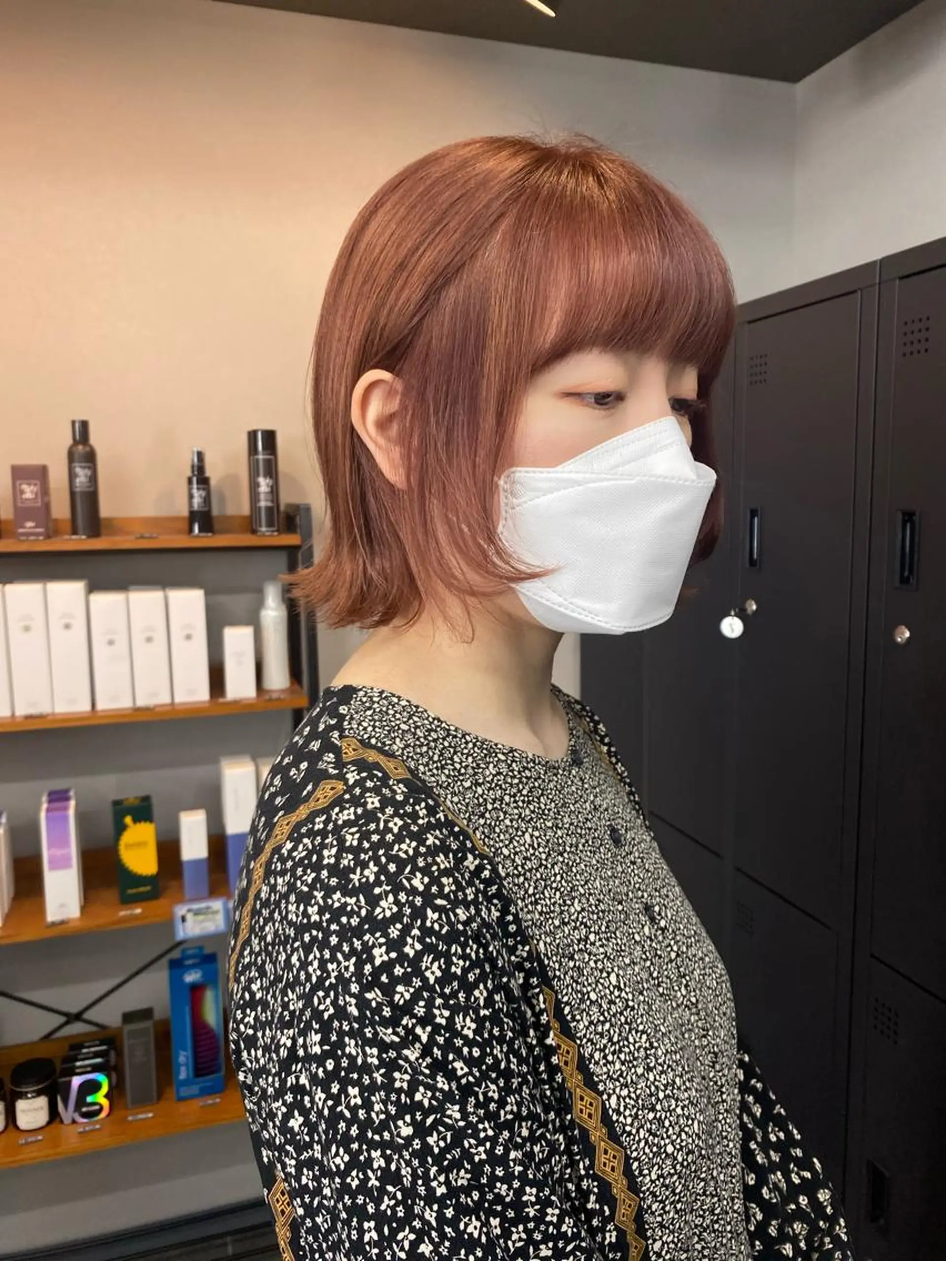 ミディアム maco 艶感ハイトーン🦋のヘアスタイル