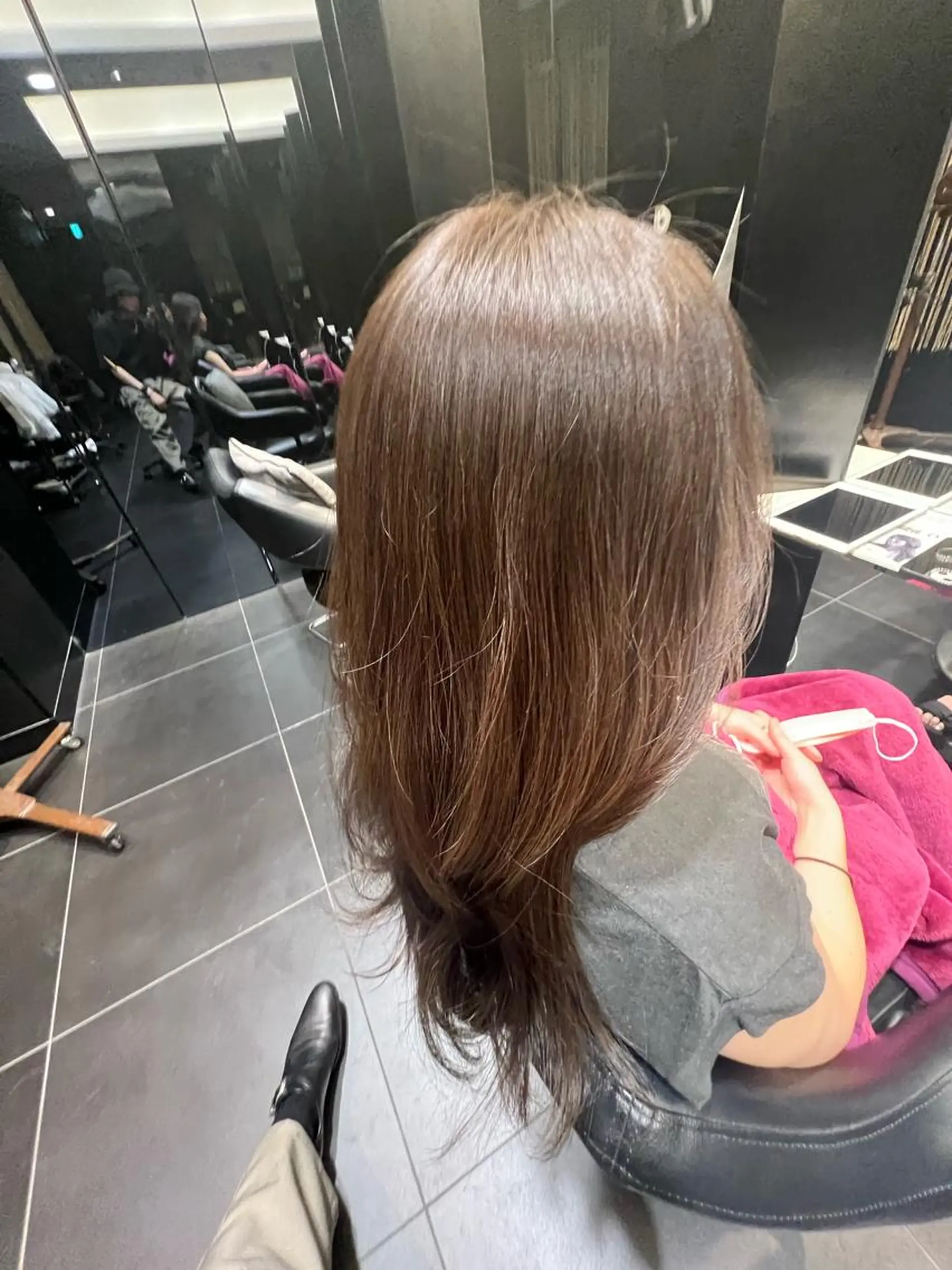ロング カラー 透明感カラー カット ヘアカラー トリートメント カミノア所属・4月予約解放しまし たイルミナ公認荒井のヘアスタイル