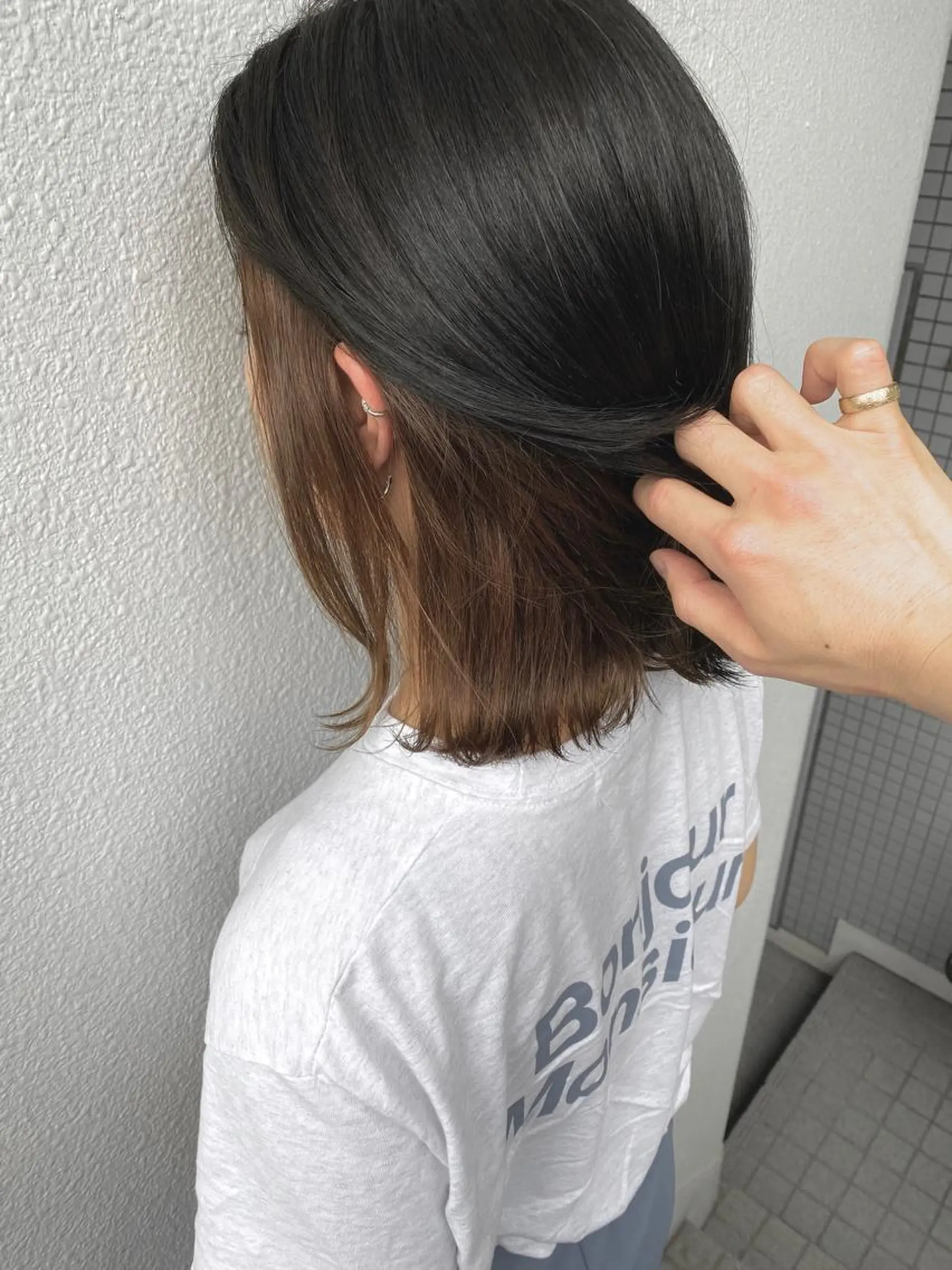 ショート カラー ブリーチ koheiのヘアスタイル