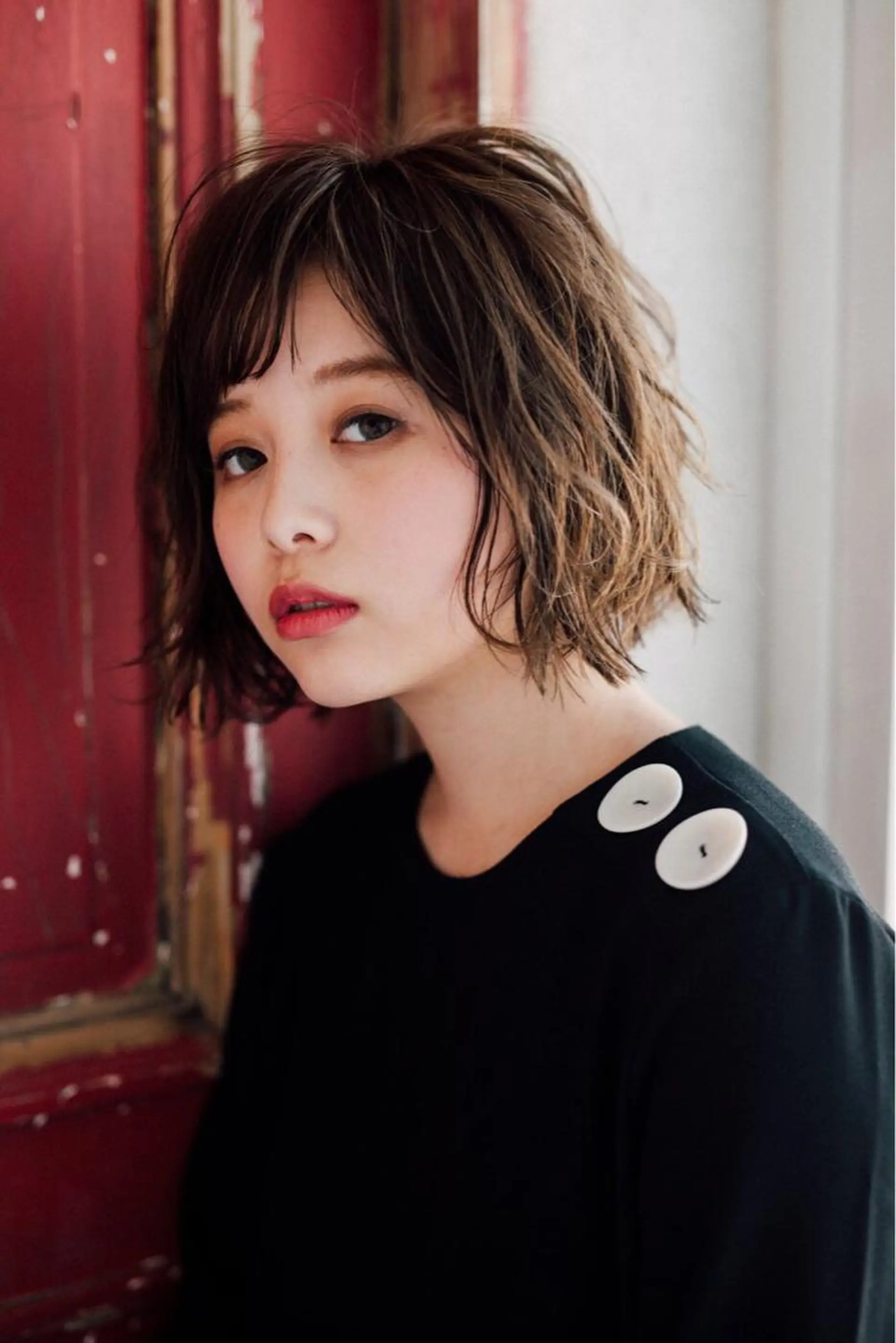 ショート 【大人髪】men's パーマ/潤艶髪のヘアスタイル