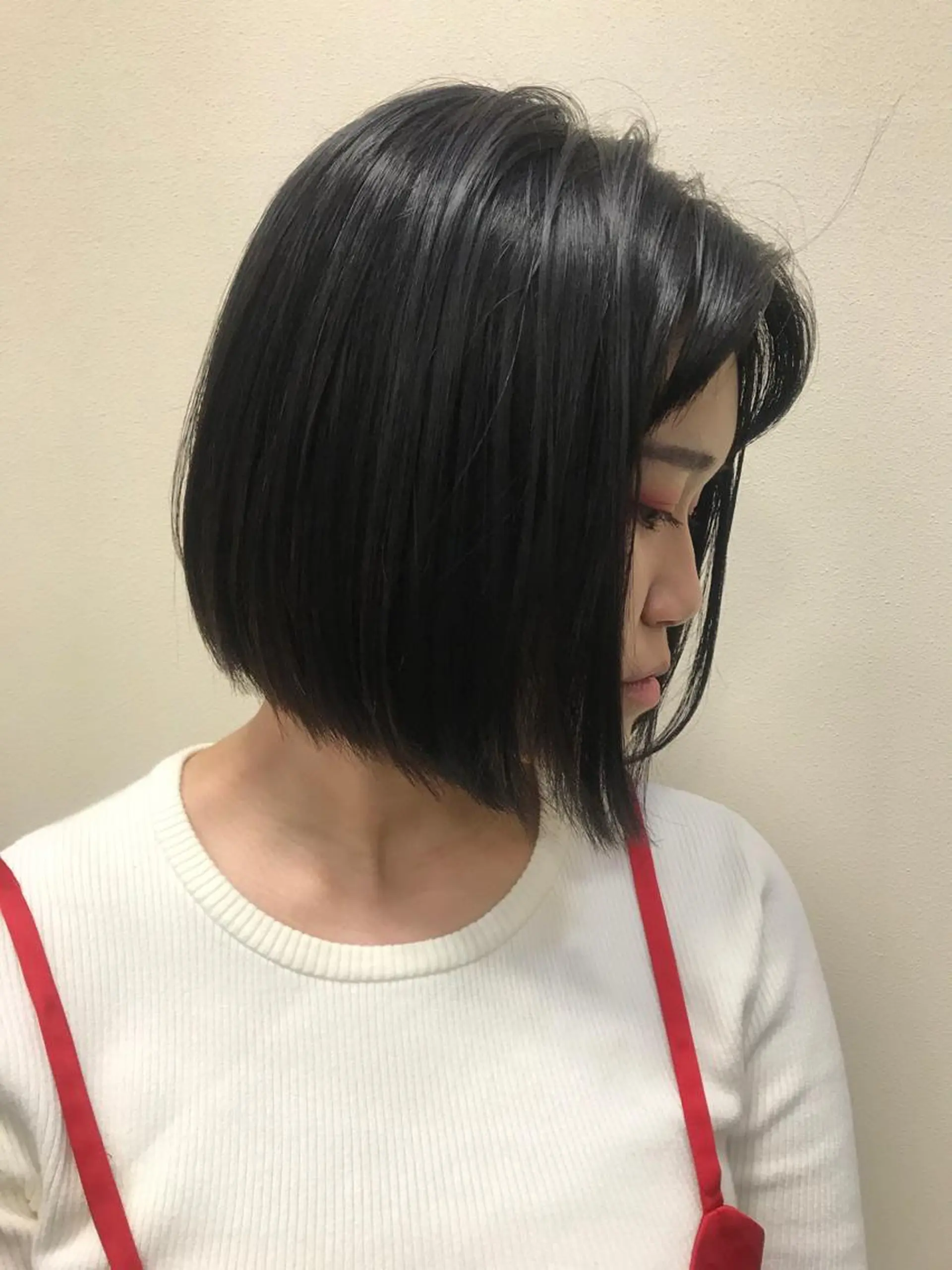 ショート 切りっぱなしボブ ボブ 沢田 瞳のヘアスタイル