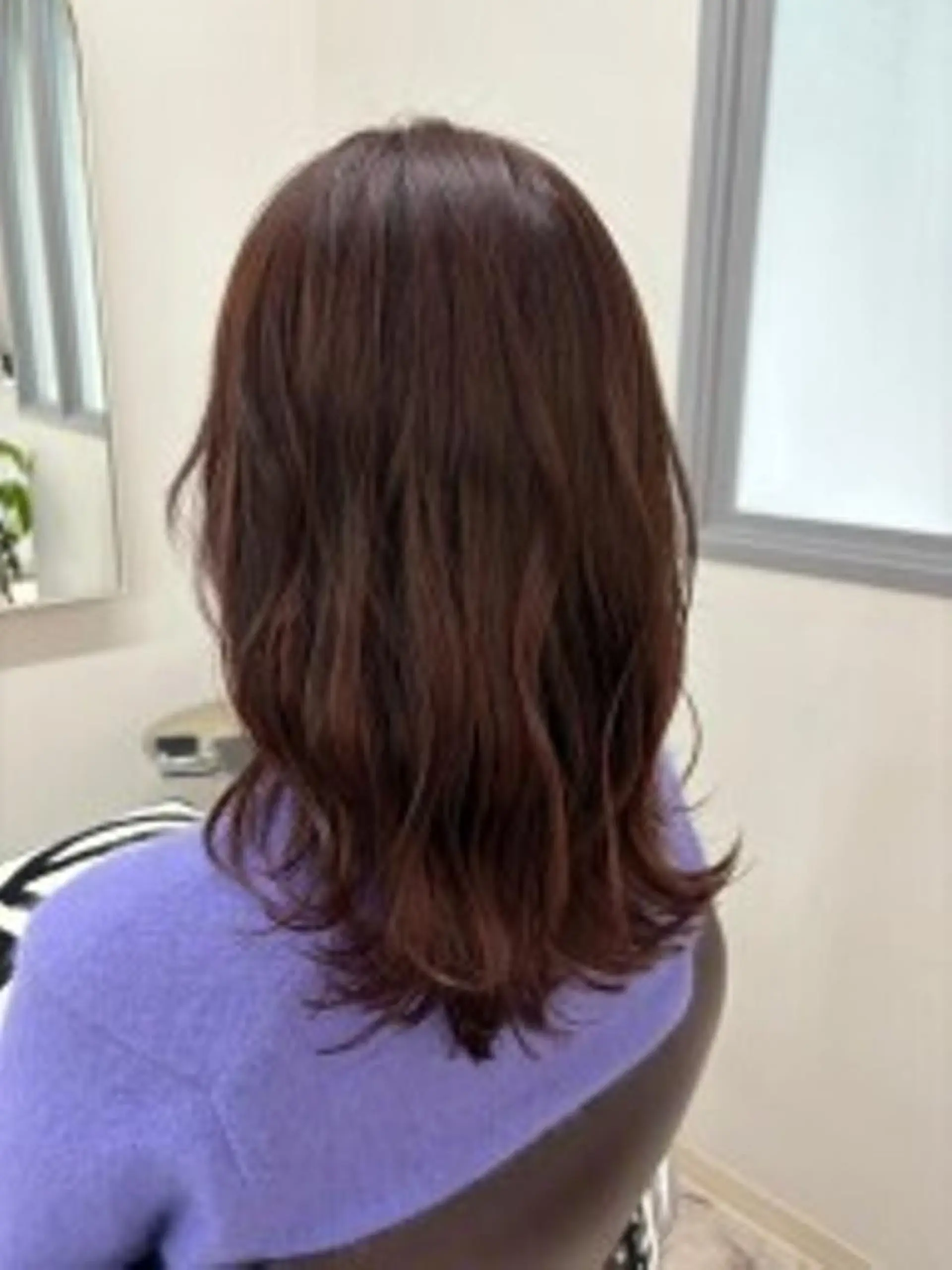 ミディアム ボブ ハイライト 髪質改善 レイヤーカット 似合わせカット カット ヘアカラー トリートメント 🌜ROW町田 🌛 公式のヘアスタイル