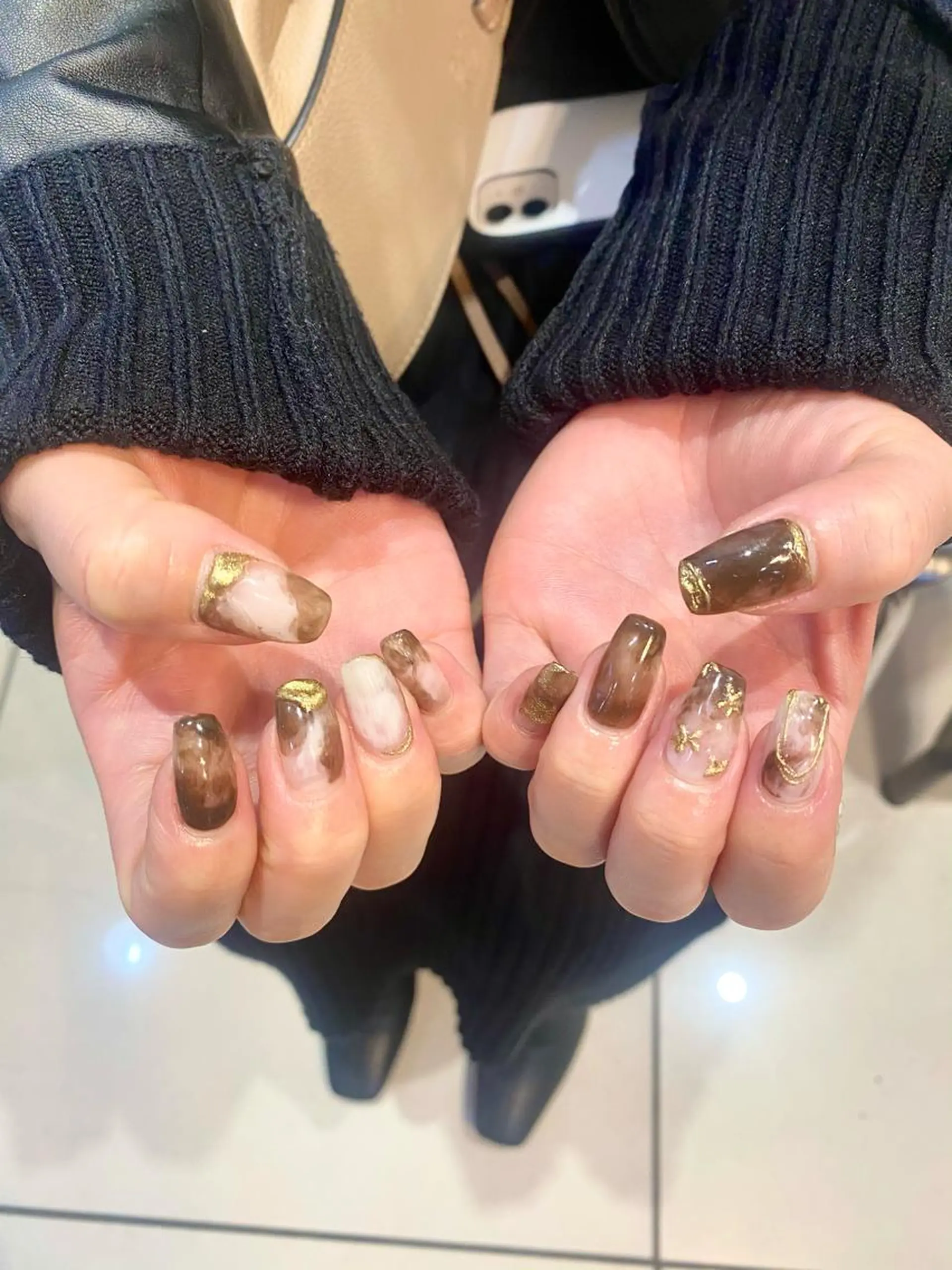 ネイル ニュアンスネイル ハンドネイル ∴Sanae. ∴ トータルビューティーのマツエク・マツパデザイン