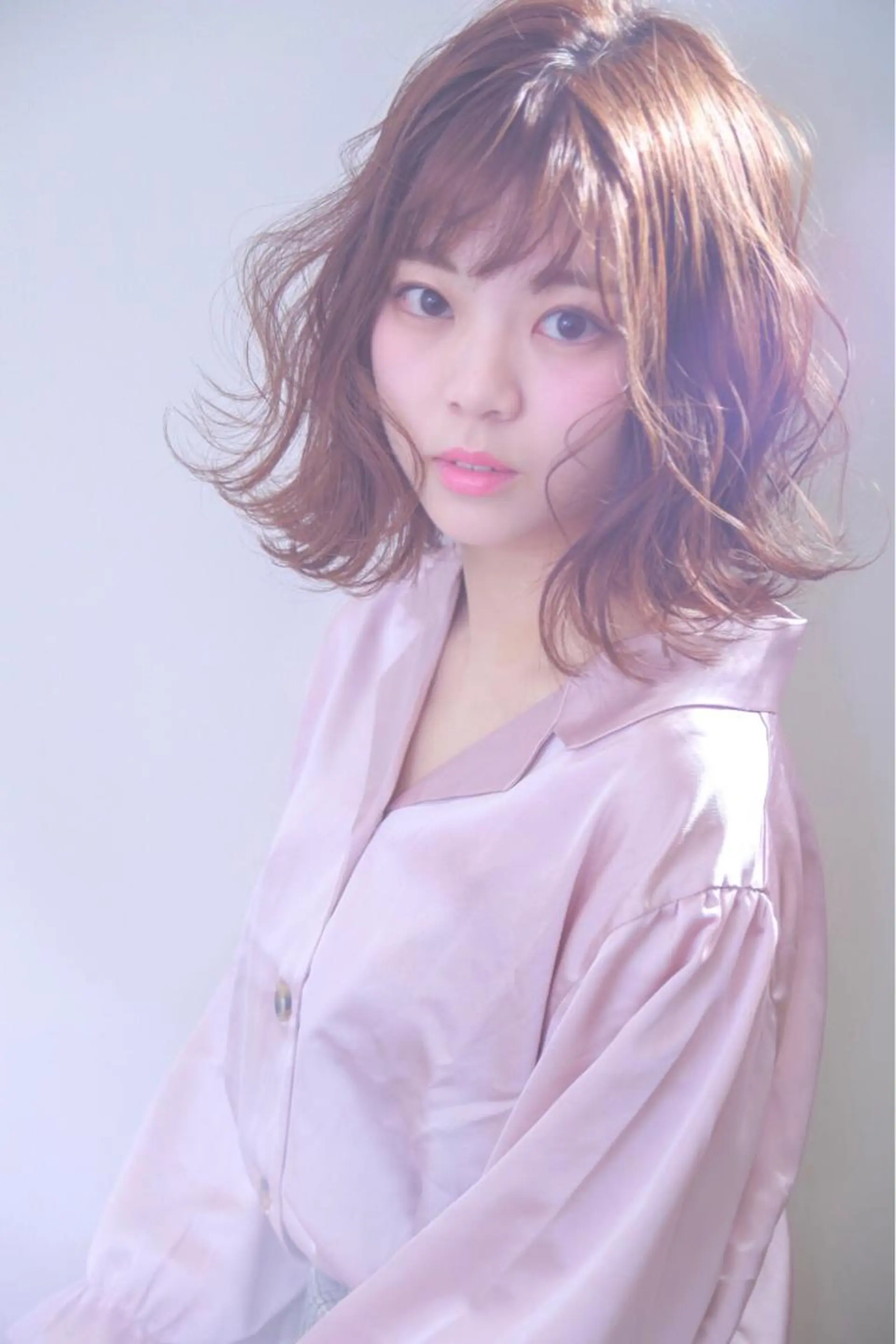 ミディアム カラー 伊藤 裕貴のヘアスタイル