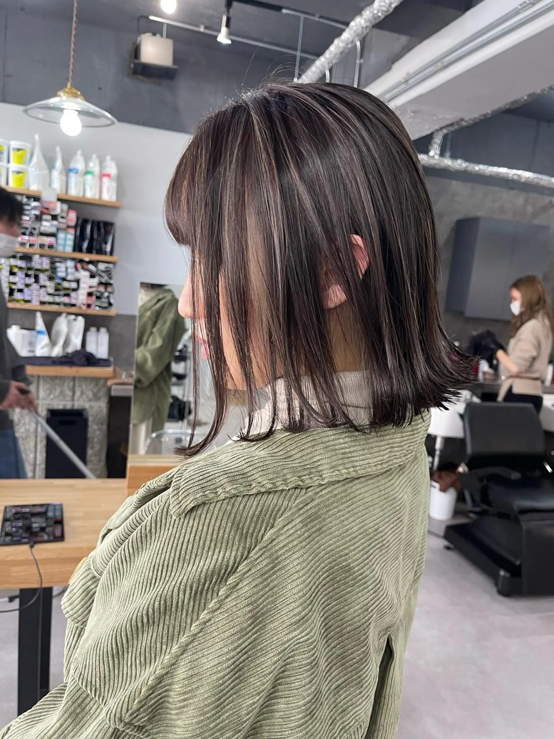 ミディアム カラー Reb_keiji 👑小倉圭司のヘアスタイル