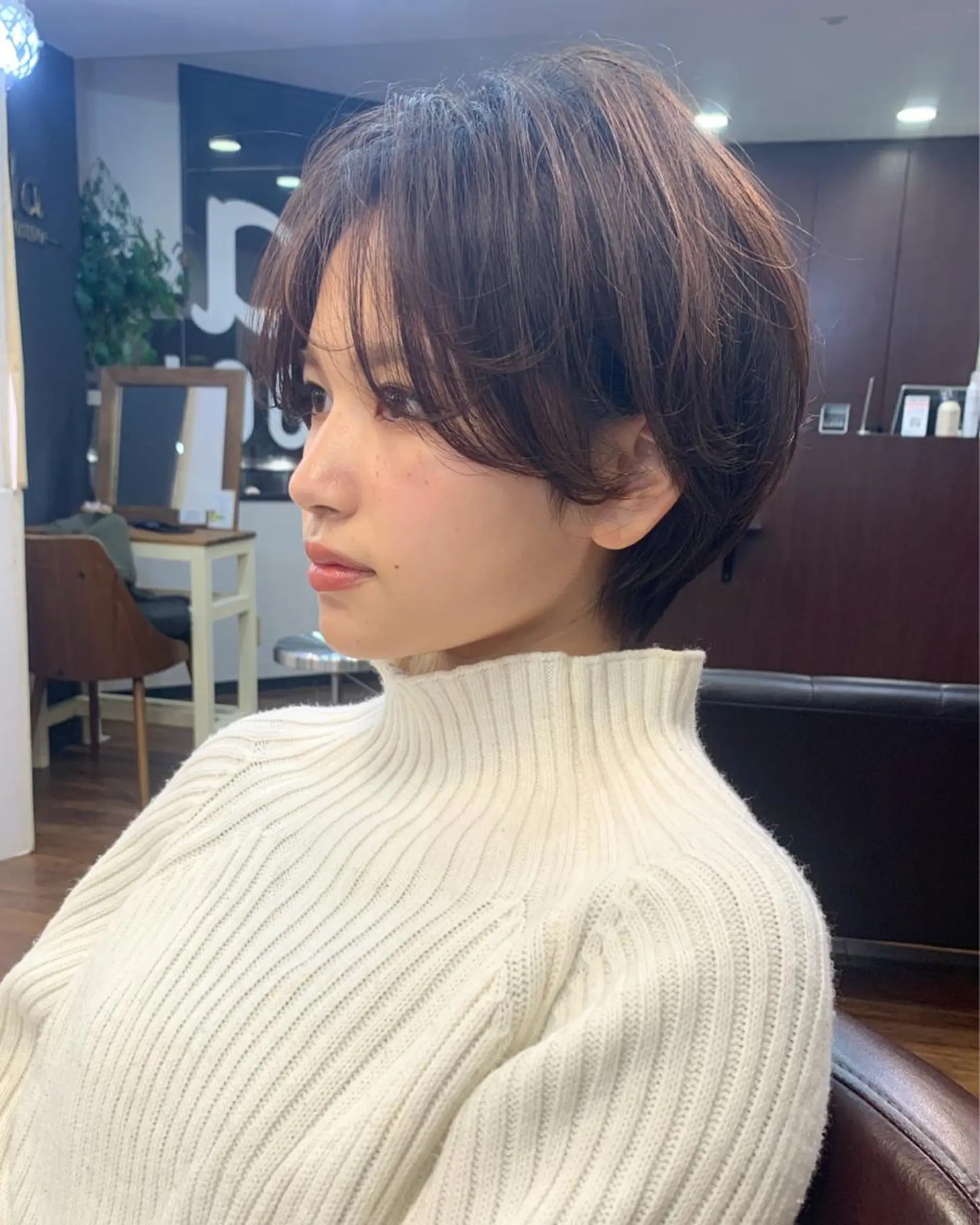 ショート 縮毛矯正/ショート/ レイヤー/畑中正敏のヘアスタイル