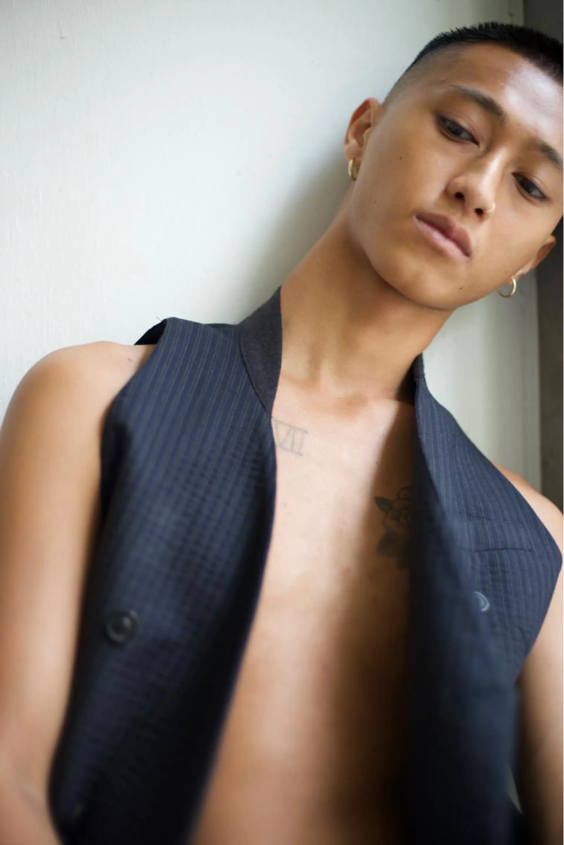 メンズ ボウズ フェードカット 刈り上げ 🌈圧倒的デザイン パーマ　関和希のヘアスタイル