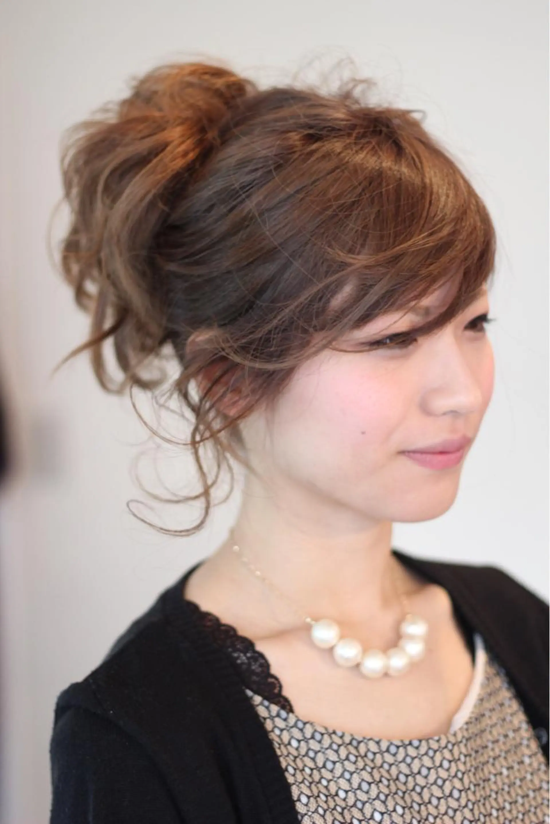 ミディアム セミロング ロング カラー パーマ ヘアアレンジ 成松 勇治のヘアスタイル