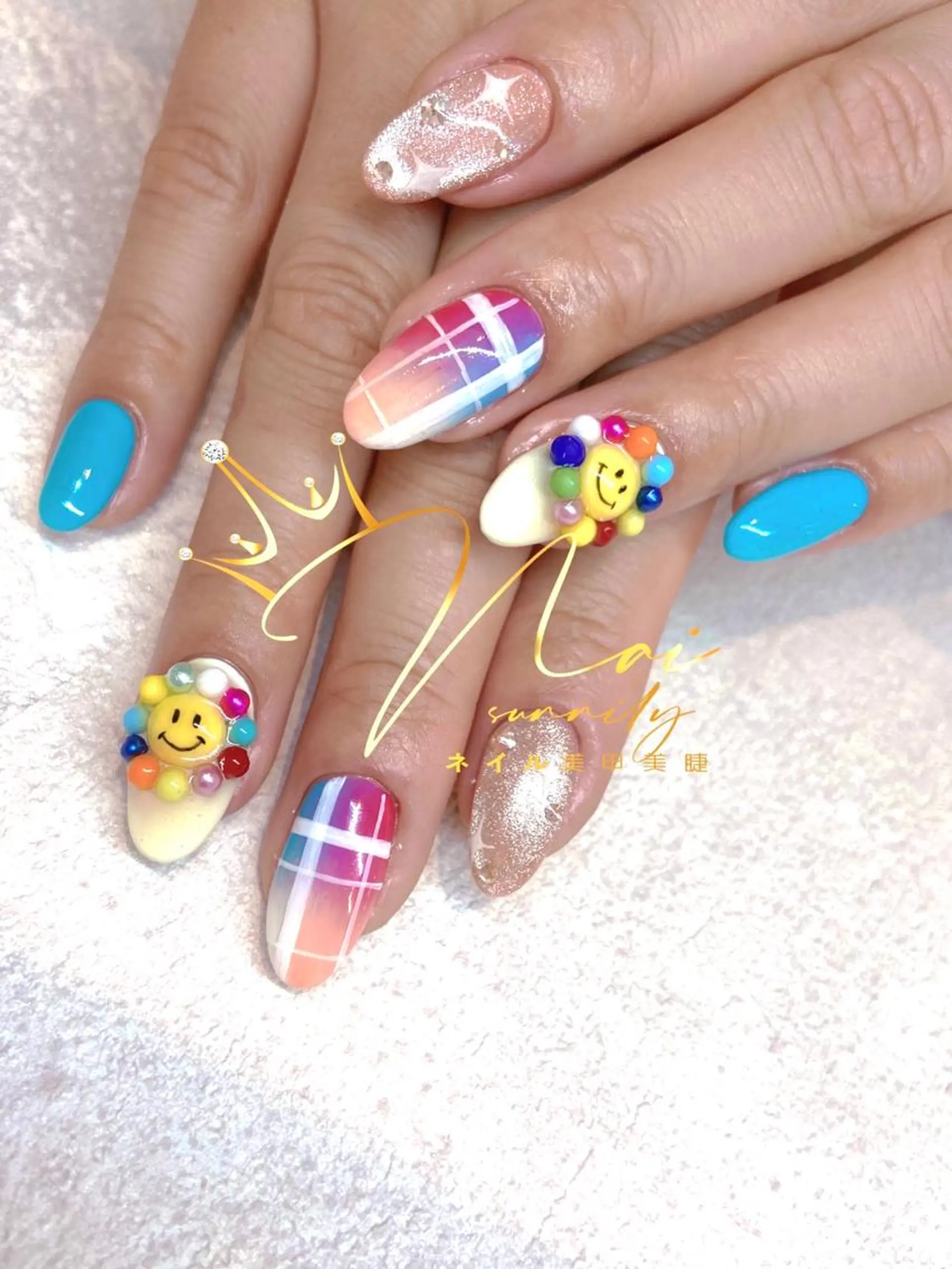 ネイル 長さだし専門店 M2　rikaのネイルデザイン