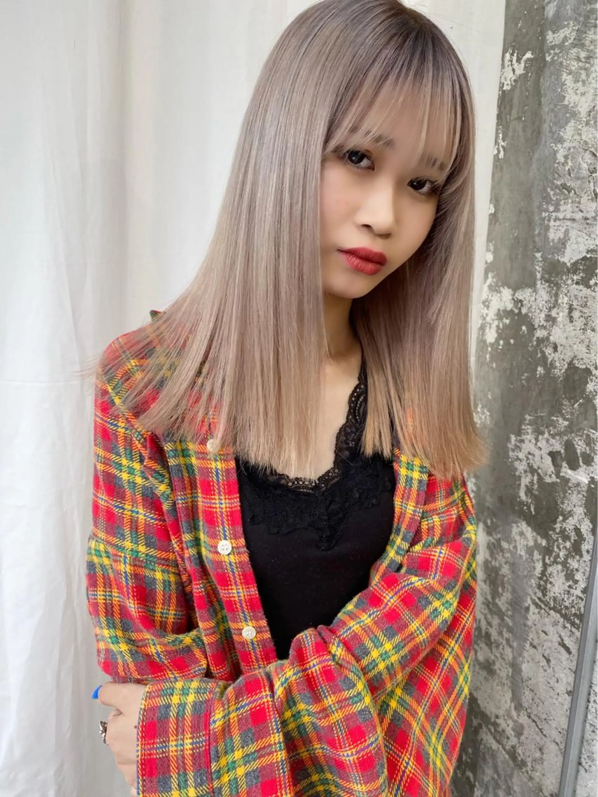 ロング カラー 🫧🇰🇷韓国ヘア レイヤー🐺Yutaのヘアスタイル