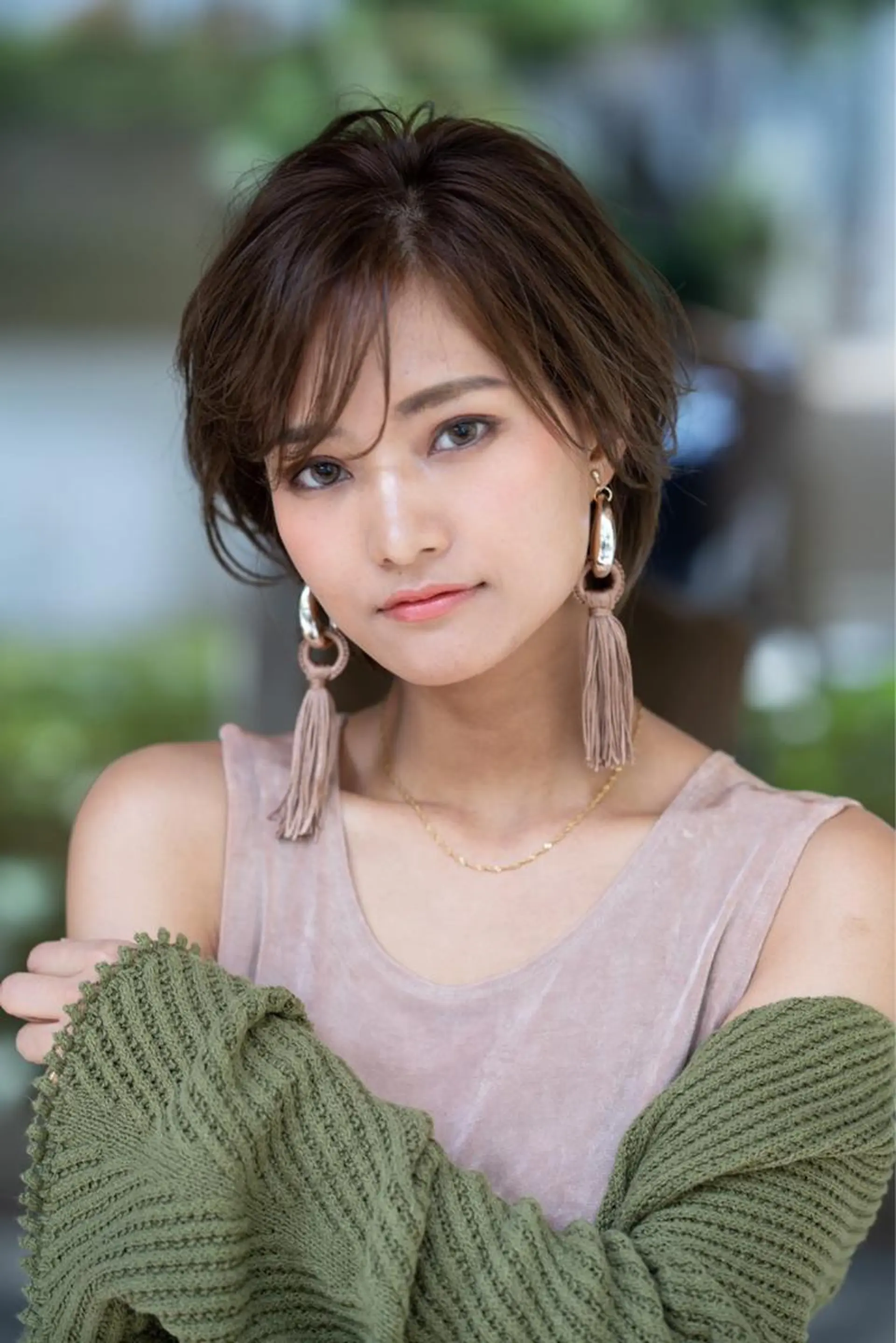 ミディアム カラー カット ヘアカラー トリートメント 🉐レイヤー/塩見 弘樹🉐渋谷のヘアスタイル