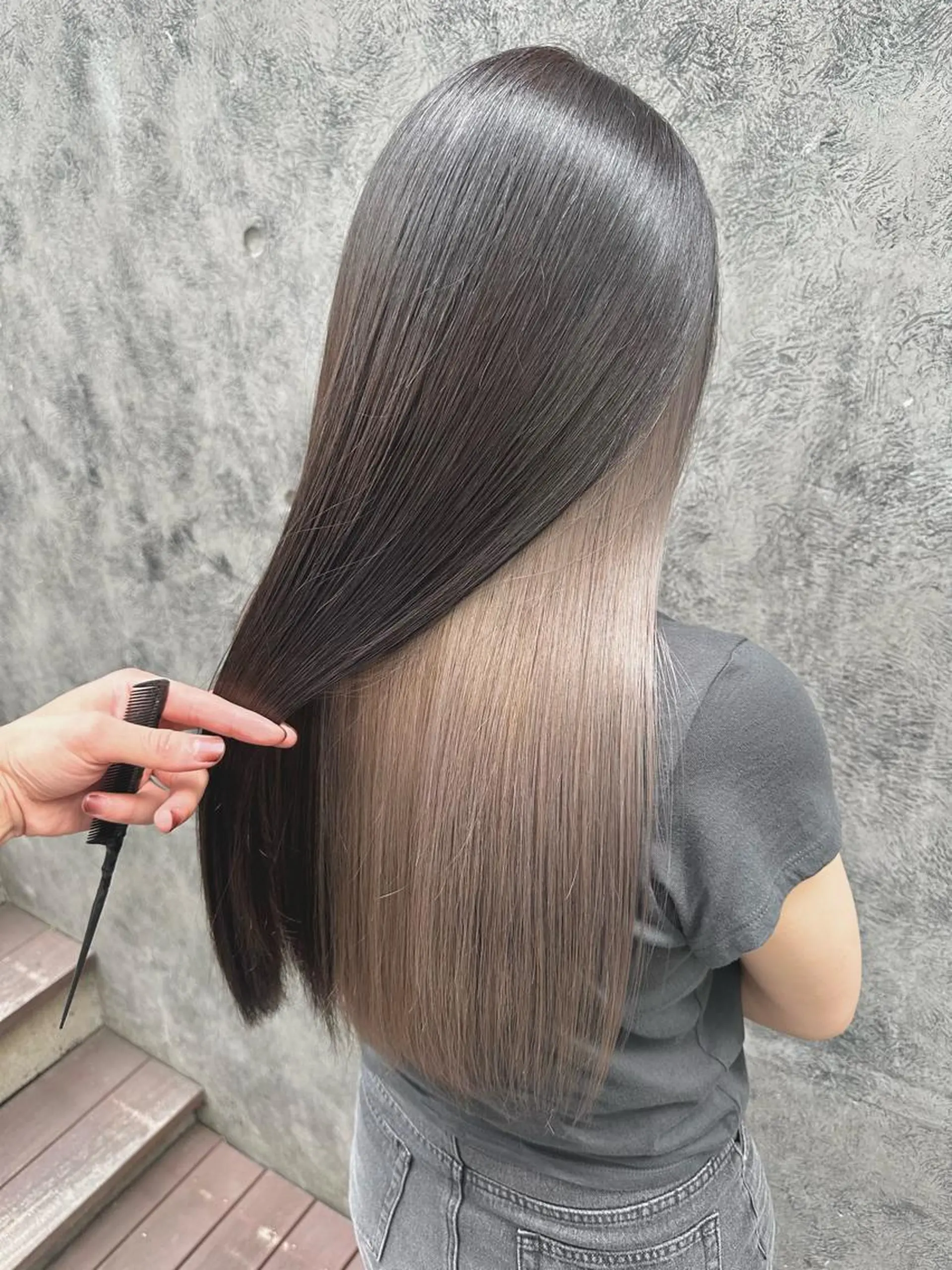 セミロング カラー カット ヘアカラー トリートメント ブリーチ koheiのヘアスタイル