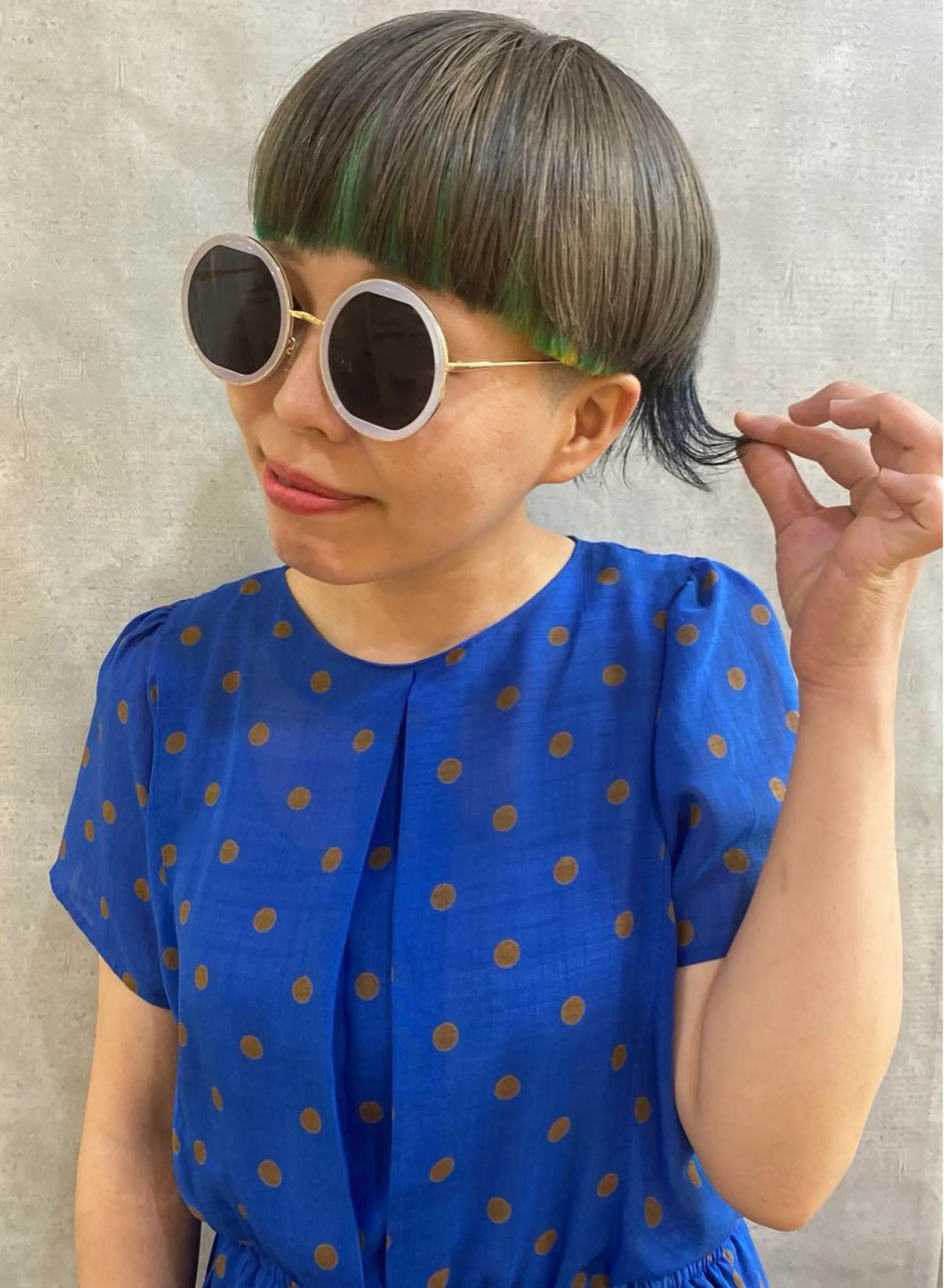 ショート カラー 派手髪デザインカラー ヒロカのヘアスタイル