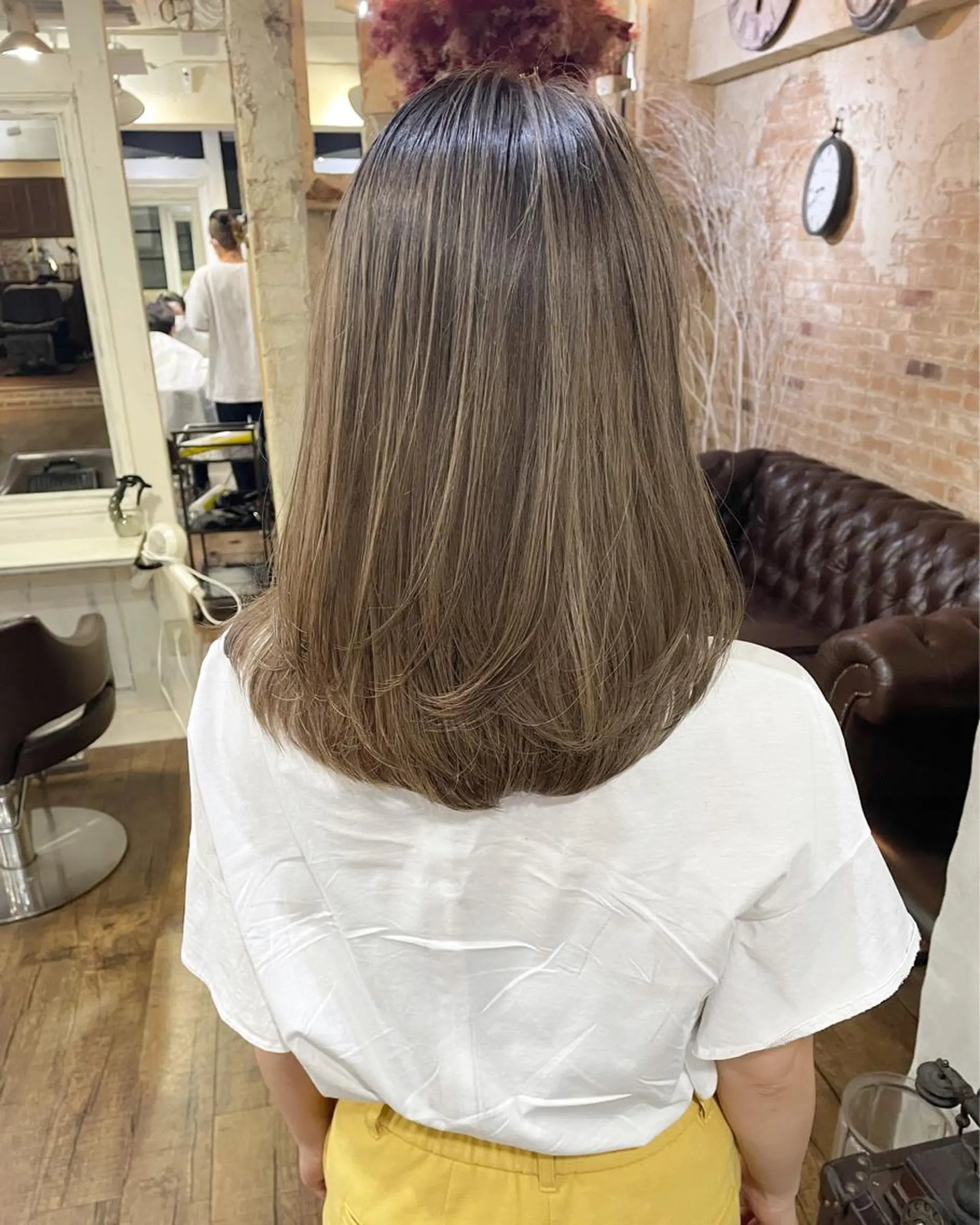 ミディアム カラー ヘアカラー トリートメント 遠藤 拓馬のヘアスタイル