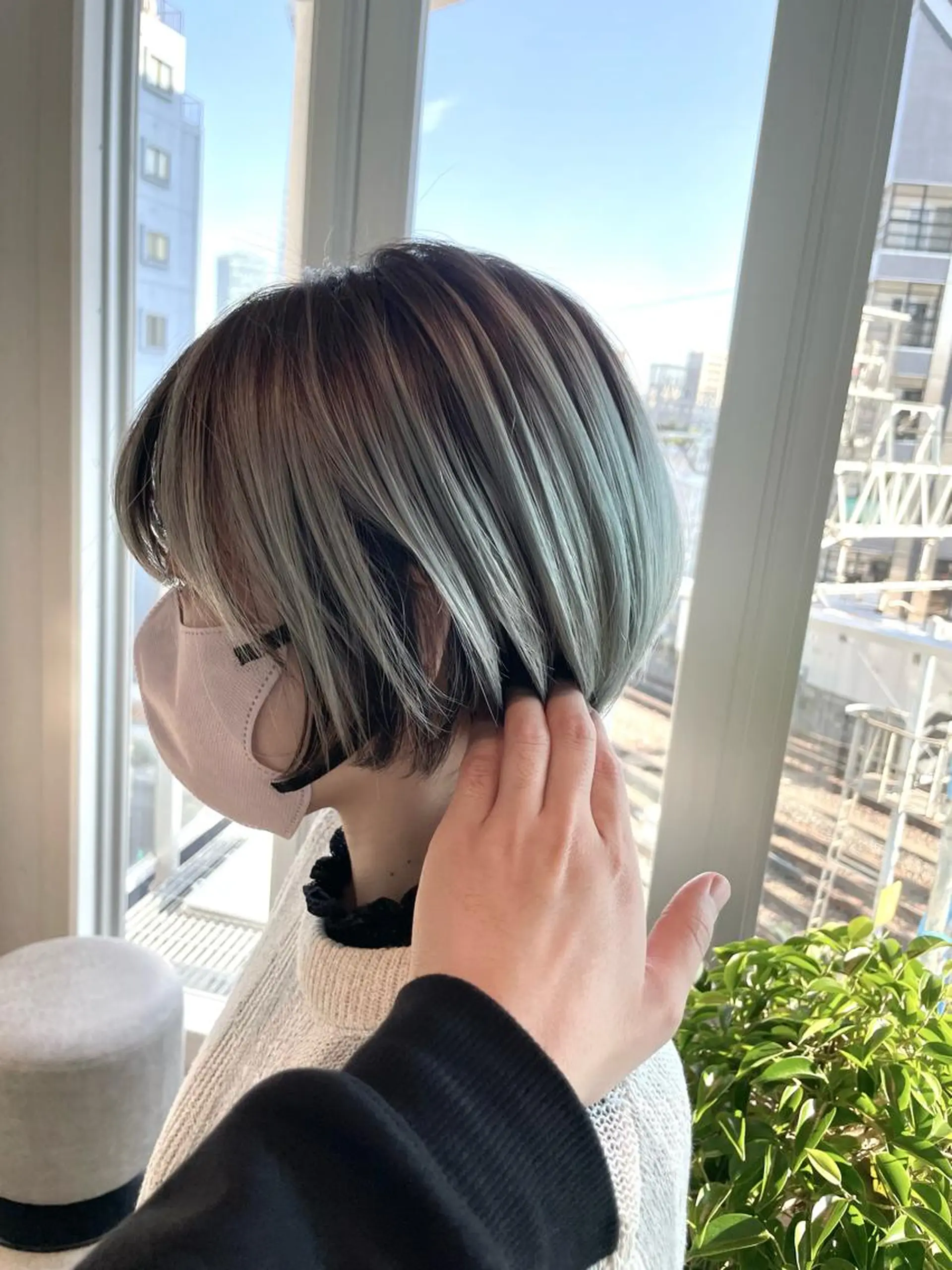 ショート カラー カット ヘアカラー トリートメント ✨髪質改善/ハイトー ン/艶髪高山のヘアスタイル