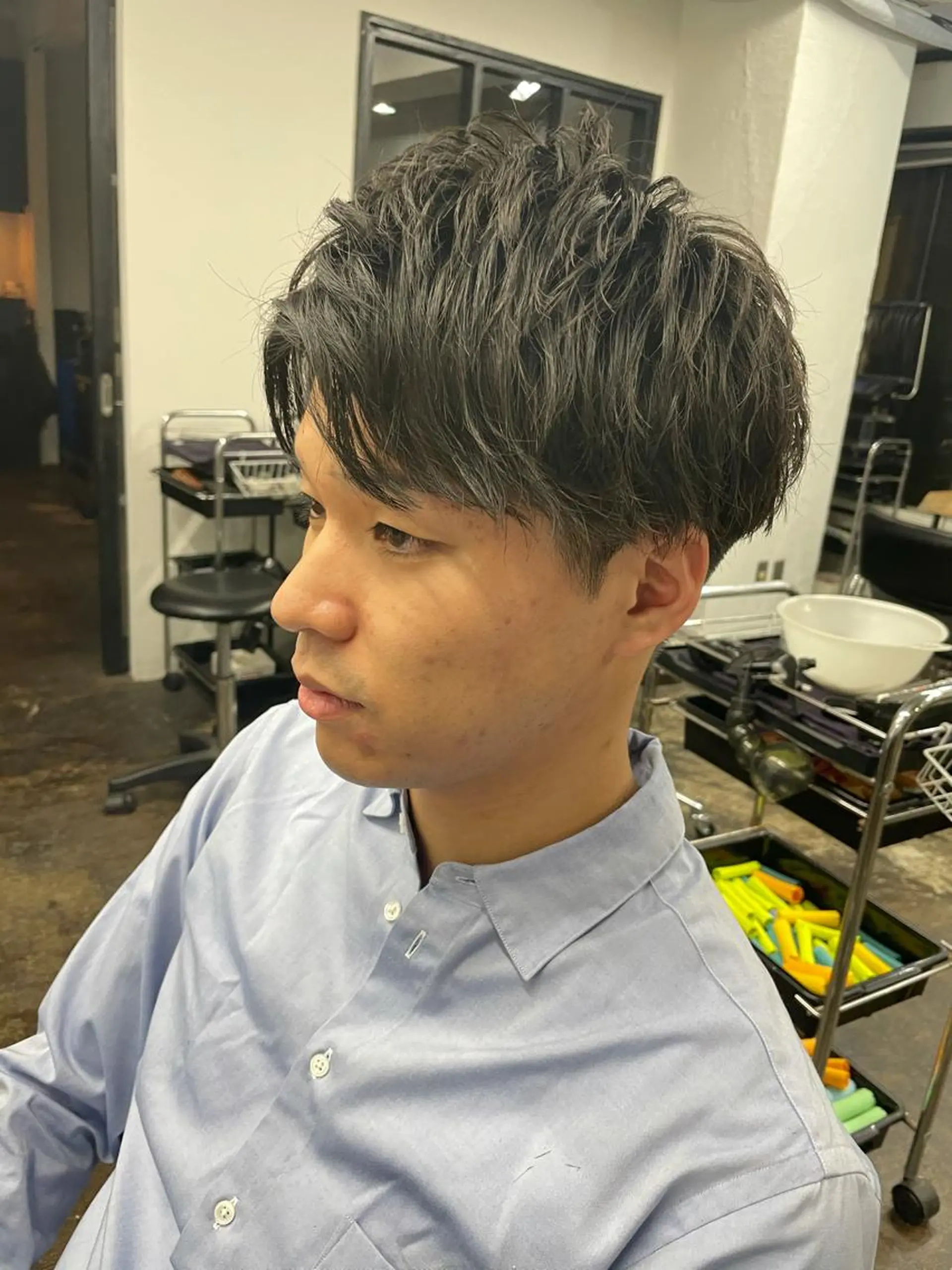 ショート メンズ メンズパーマ メンズ特化ryoのヘアスタイル