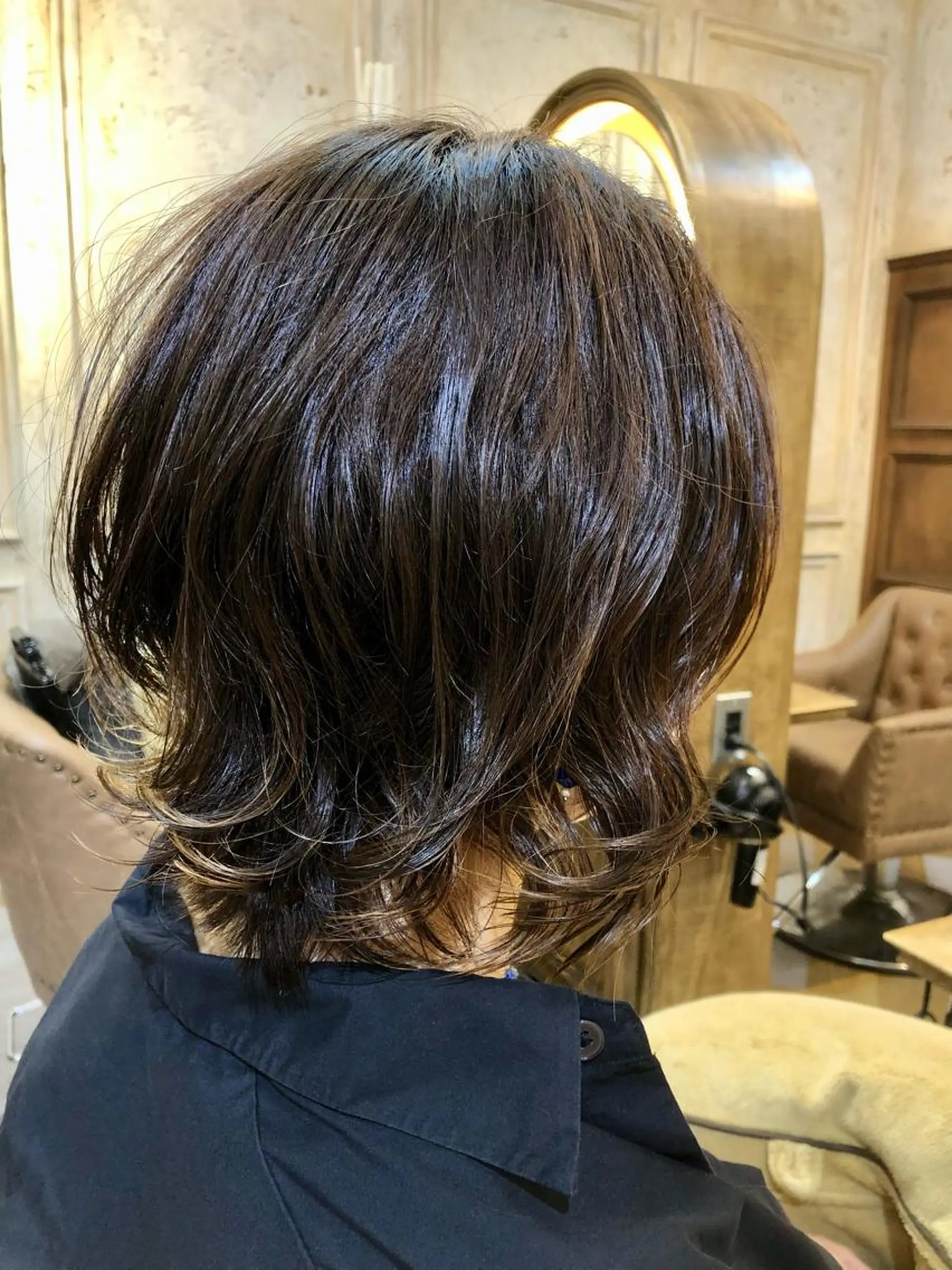 ショート パーマ セン北徒歩５分 キシタクのヘアスタイル