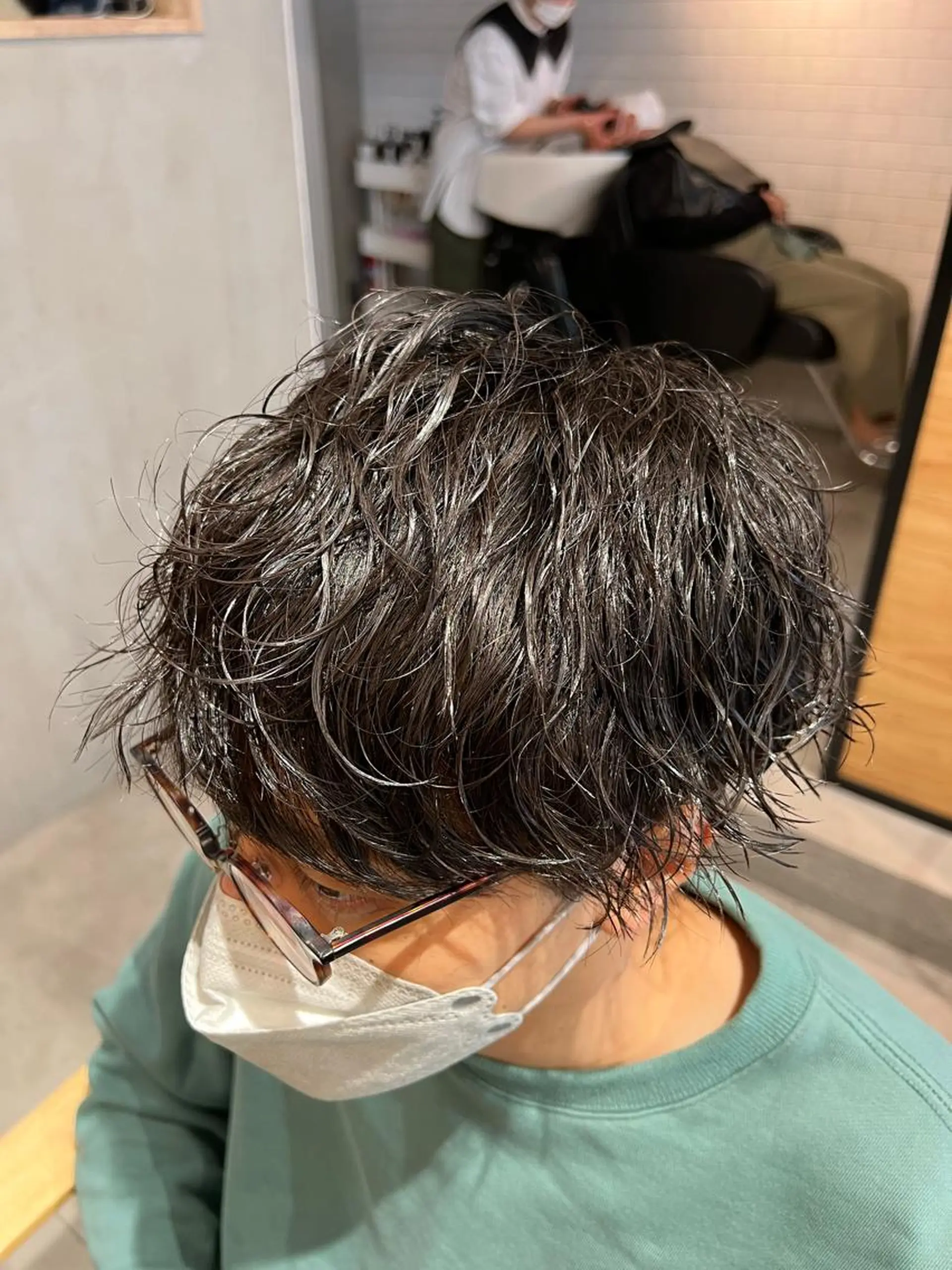 パーマ 🌟髪質改善カラー✨ スナガネ🌟のヘアスタイル