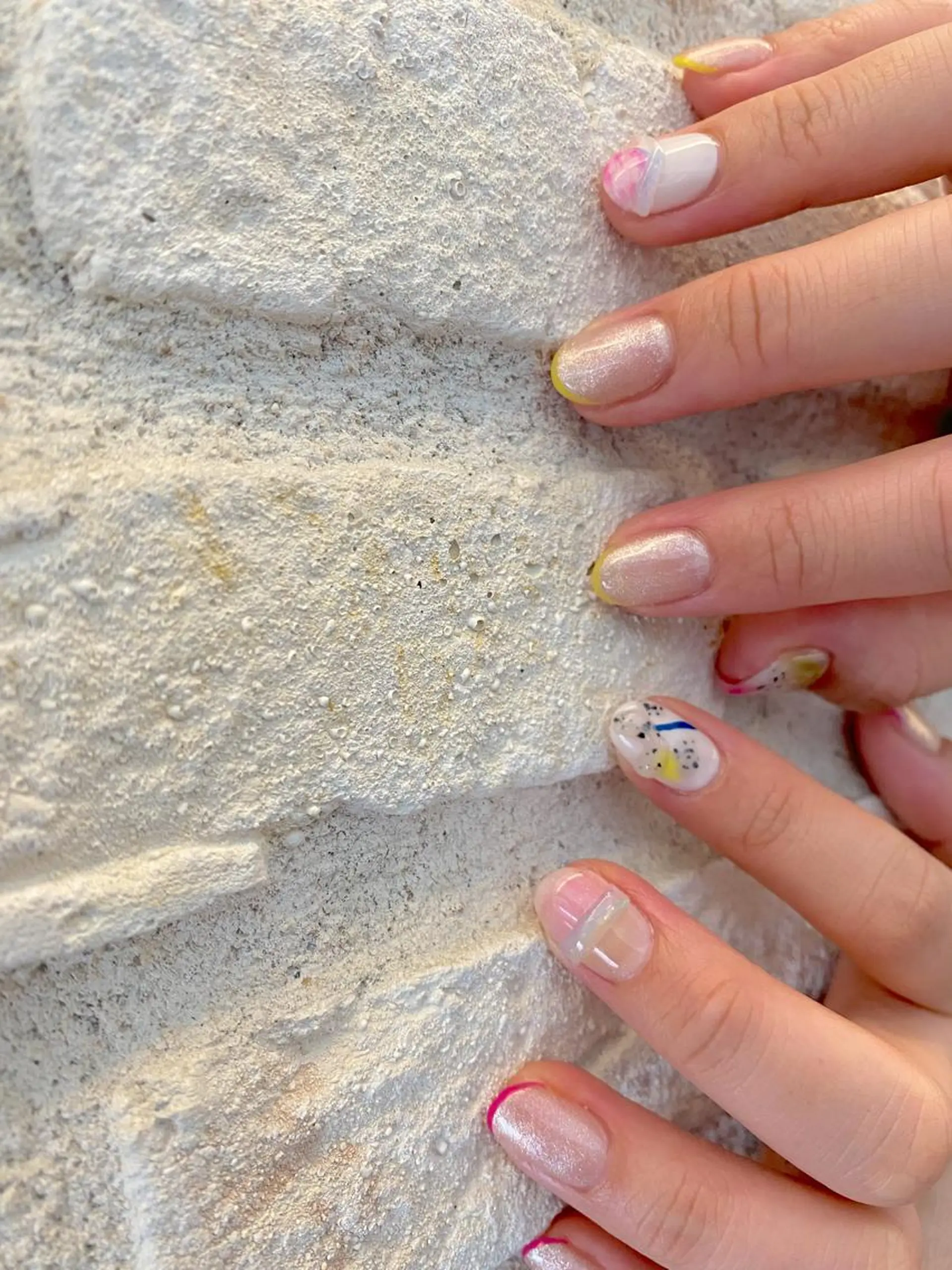 ネイル アートネイル 入学式 長さ出し フレンチネイル ジェルネイル ハンドネイル ハンドケア Lililas サロン&スクールのネイルデザイン