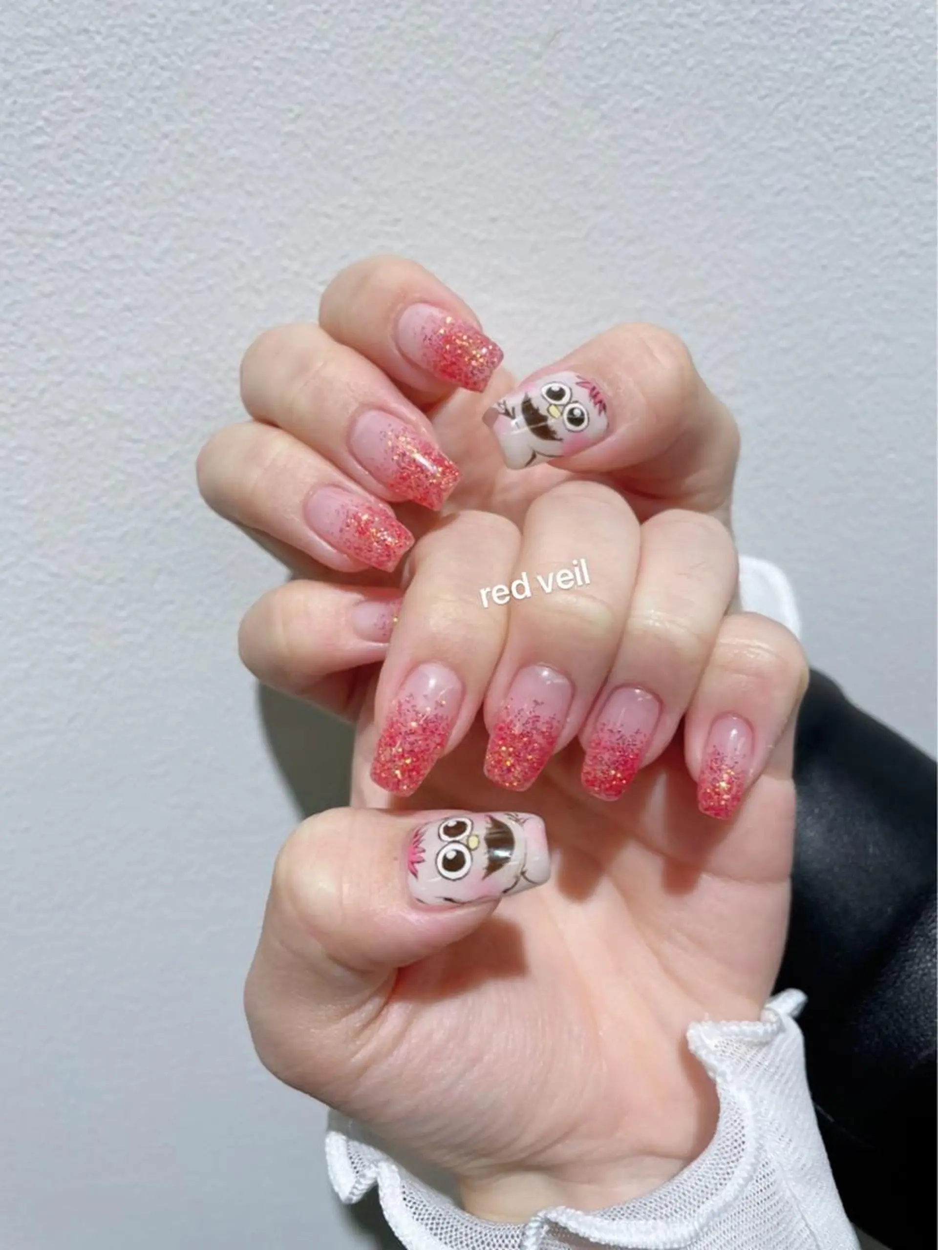 セミロング ネイル ハンドネイル 長さ出し専門 nynaのネイルデザイン