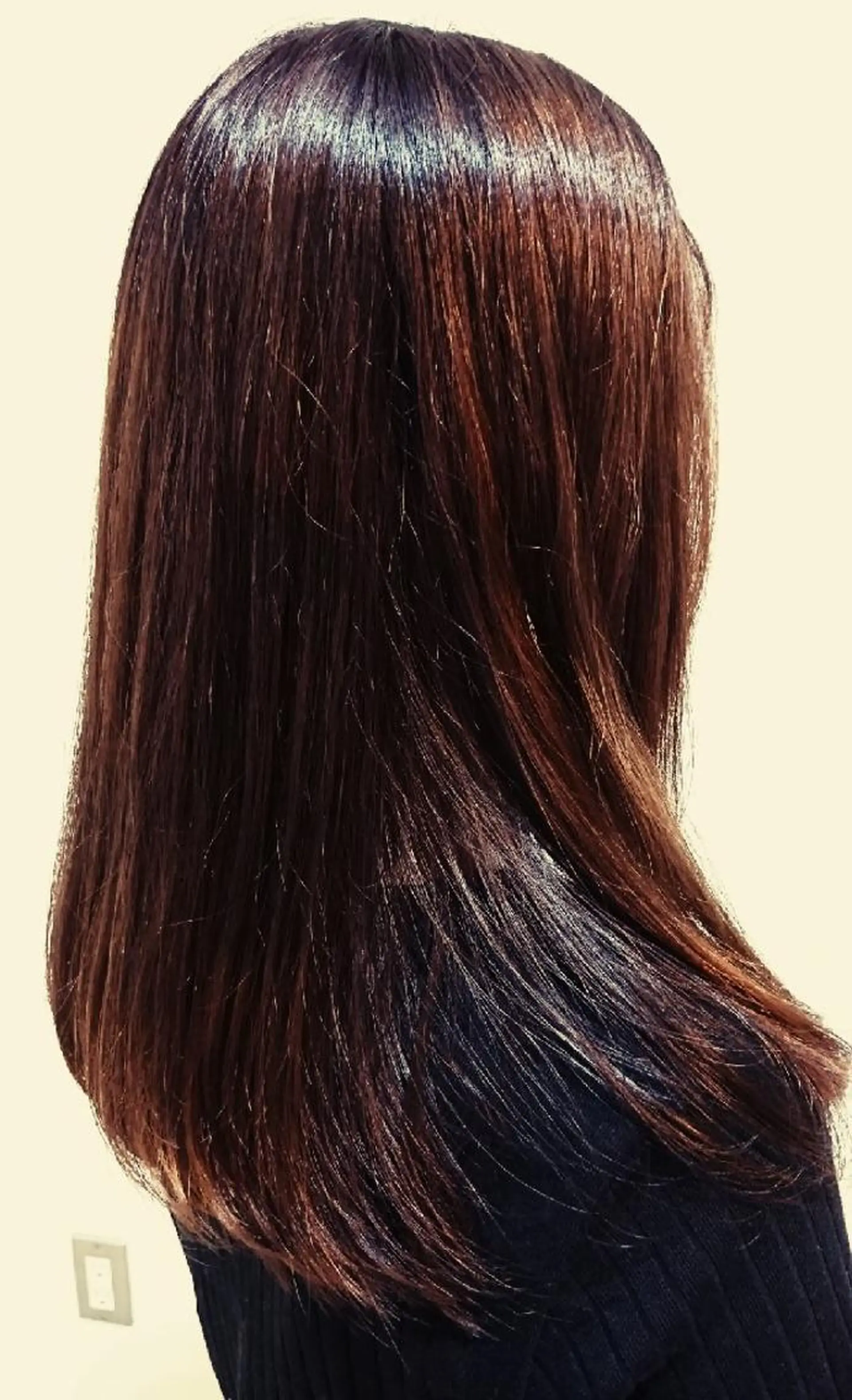 ミディアム カラー バイオレットカラー 金曽 (天方) 美子のヘアスタイル