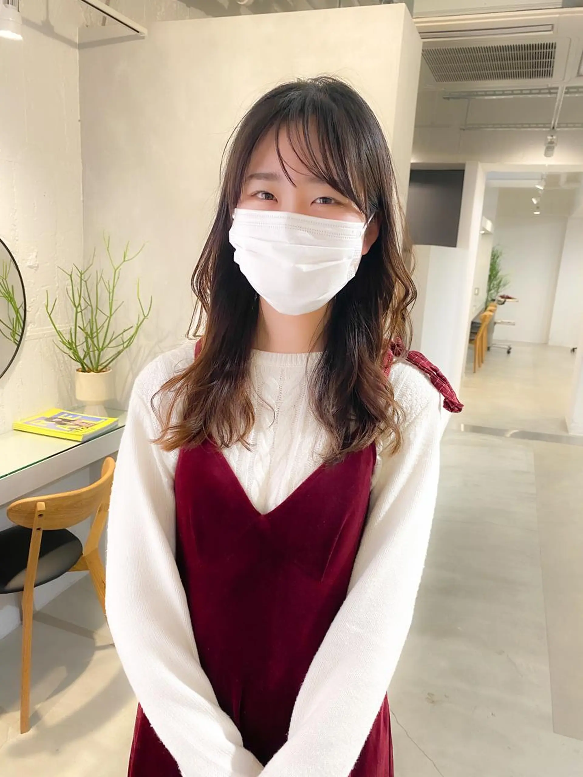 セミロング パーマ セミロングパーマ 韓国風ヘア デジタルパーマ カット パーマ トリートメント レイヤーカットのプロ 大人ヘア宮森貴志のヘアスタイル