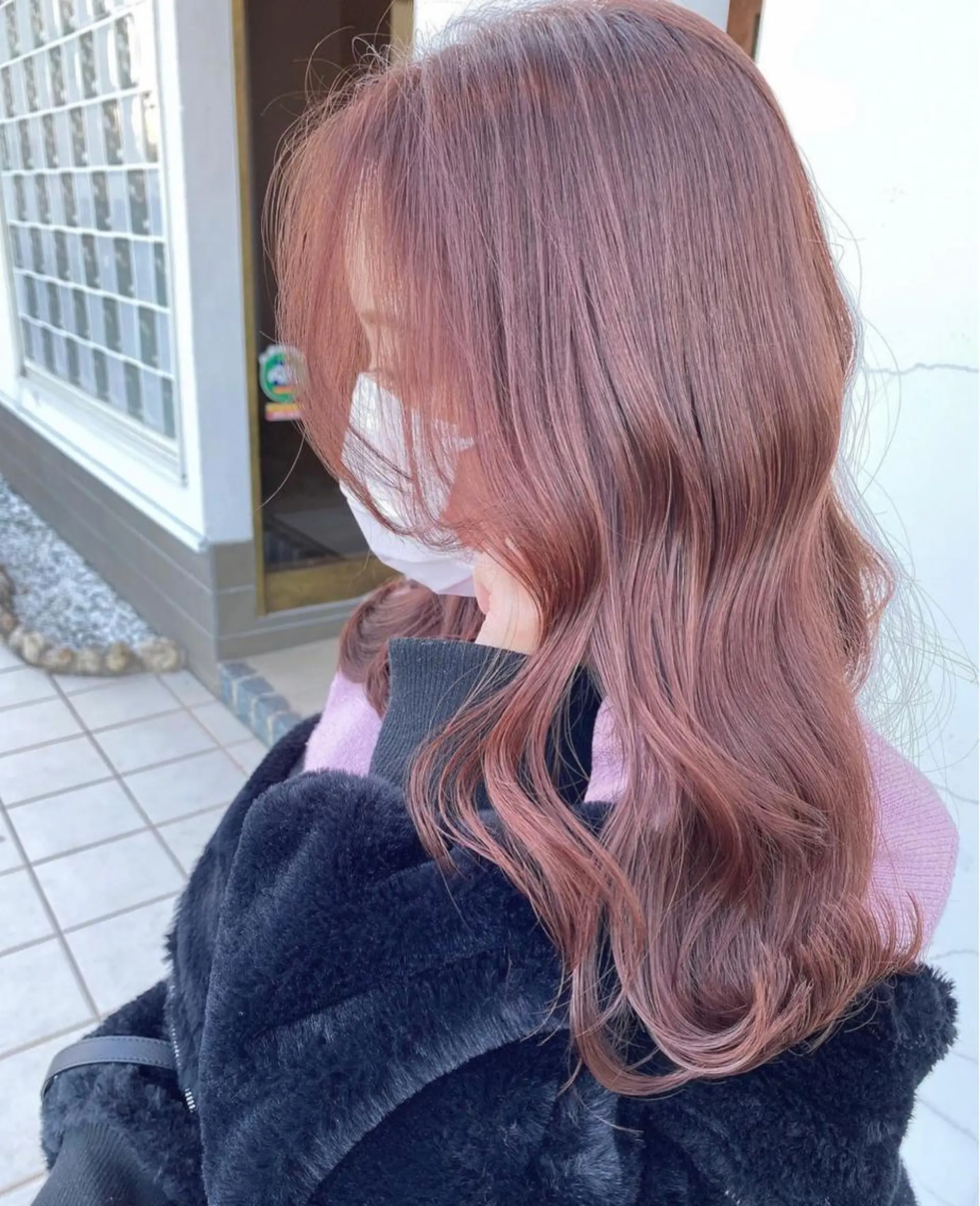セミロング ヘアカラー 具志 正太のヘアスタイル